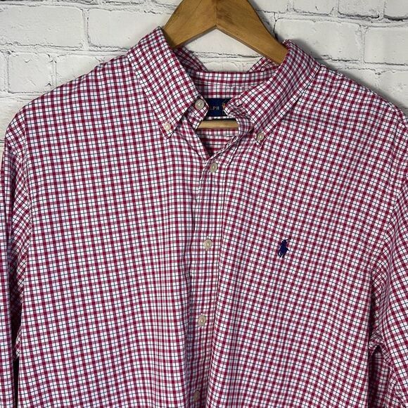 Ralph Lauren Ralph Lauren Polo Performance Plaid Nylon Shirt Size L Long Size US L / EU 52-54 / 3 - 2 Thumbnail