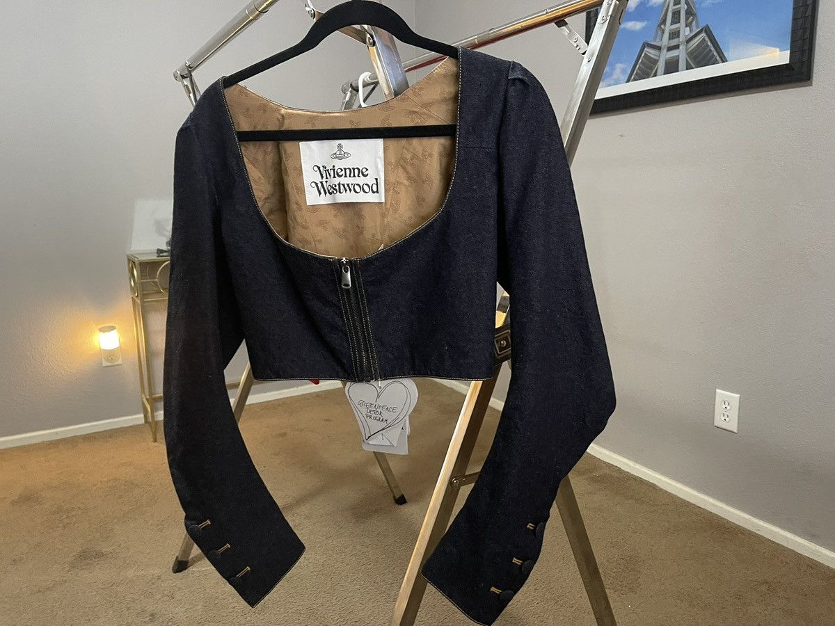Vivienne Westwood Navy Spencer Jacket (bustier/corset) Size M / US 6-8 / IT 42-44 - 2 Thumbnail