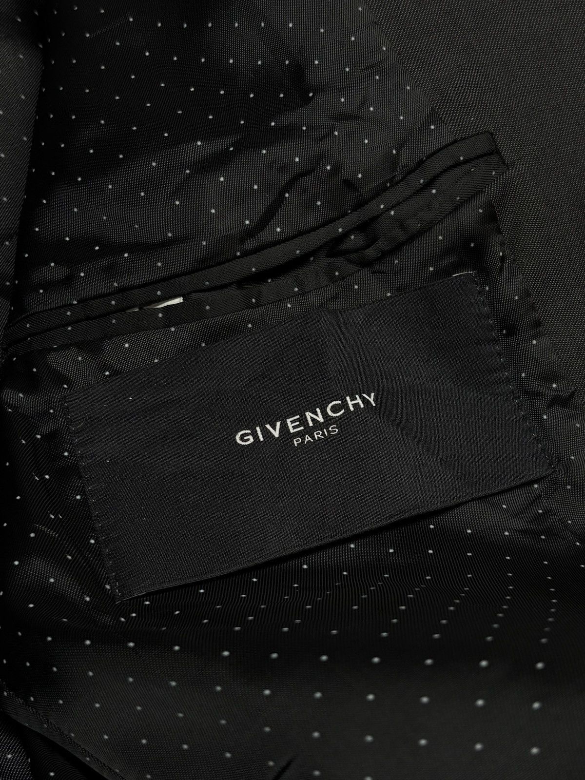 Givenchy Givenchy Paris Shiny Charcoal Grey Blazer Wool Silk Jacket Size 50R - 22 Thumbnail