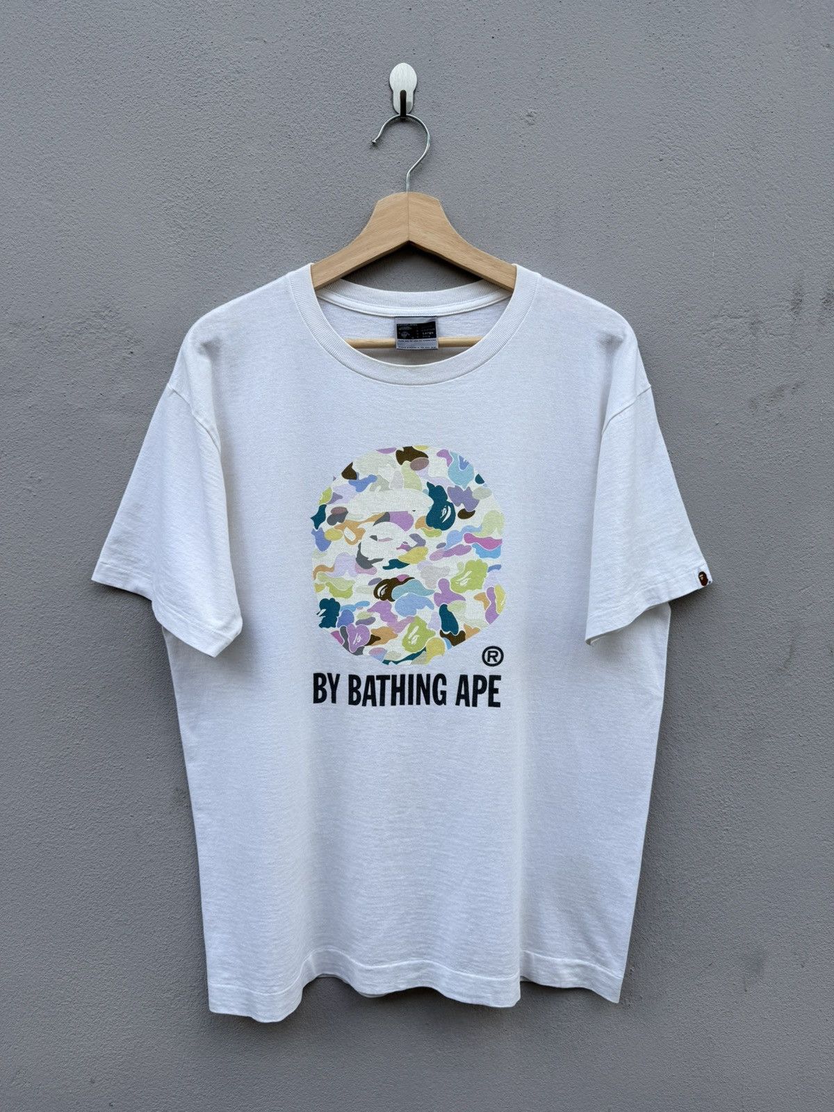 Bape VTG RARE Early 2000s BAPE Bighead Candy Camo Nigo Era L Tee Size US L / EU 52-54 / 3 - 1 Thumbnail