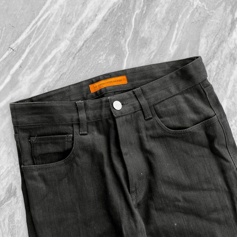 Raf Simons Raf simons Knee Rainbow Webbing Black Jeans Size US 28 / EU 44 - 4 Thumbnail