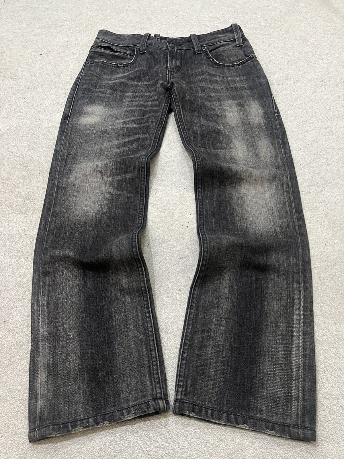 Number (N)ine 2000s Levis Cdg Helmut Studded Wash Jeans y2k Lgb Ifsix Size US 32 / EU 48 - 1 Thumbnail