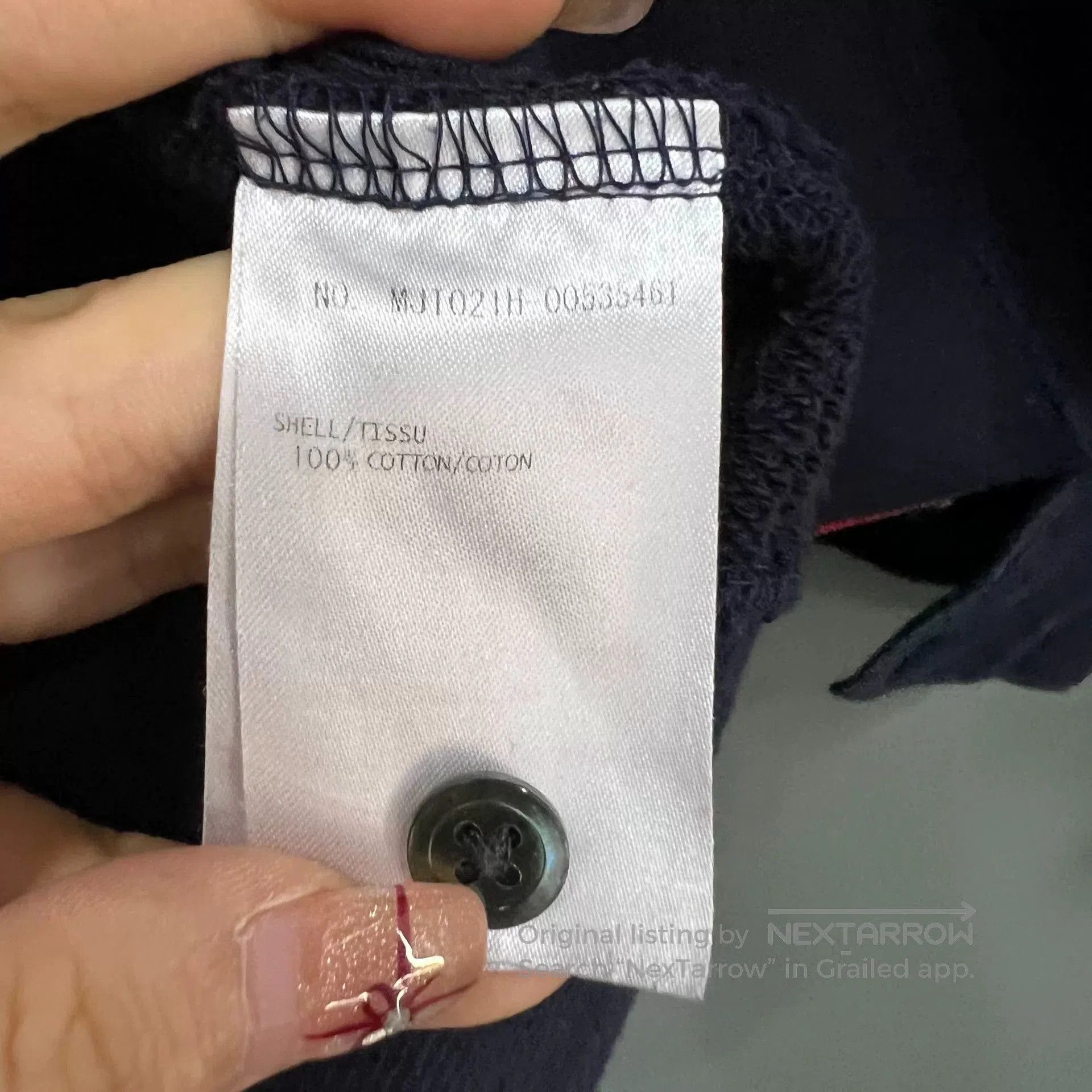 Thom Browne thom browne navy four-stripe sweatshirt. Size US M / EU 48-50 / 2 - 4 Thumbnail