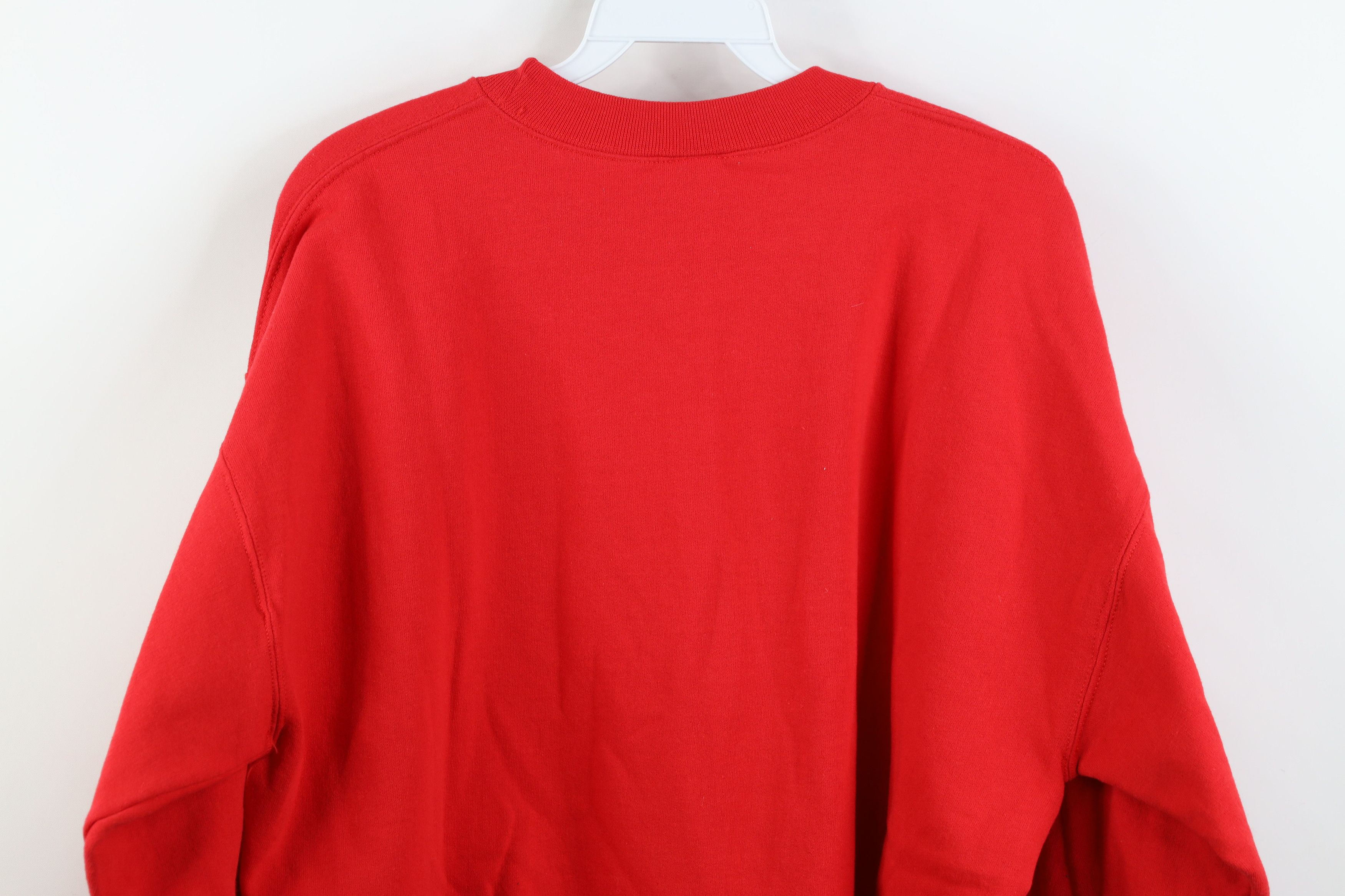 Vintage Vintage 90s Streetwear Maui Hawaii Flower Sweatshirt Red Size L / US 10 / IT 46 - 10 Thumbnail