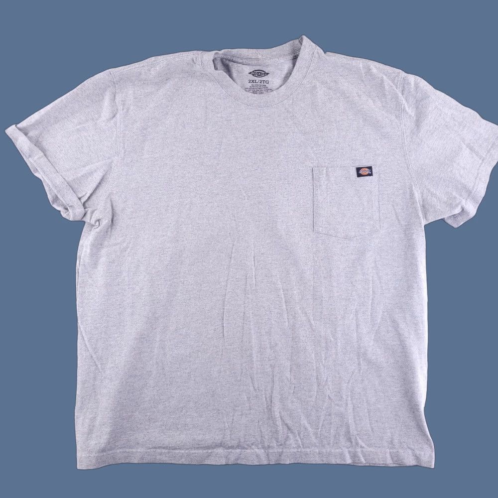 Dickies Dickies Shirt Mens 2XL Gray Short Sleeve Pocket Tee Size US XXL / EU 58 / 5 - 1 Thumbnail
