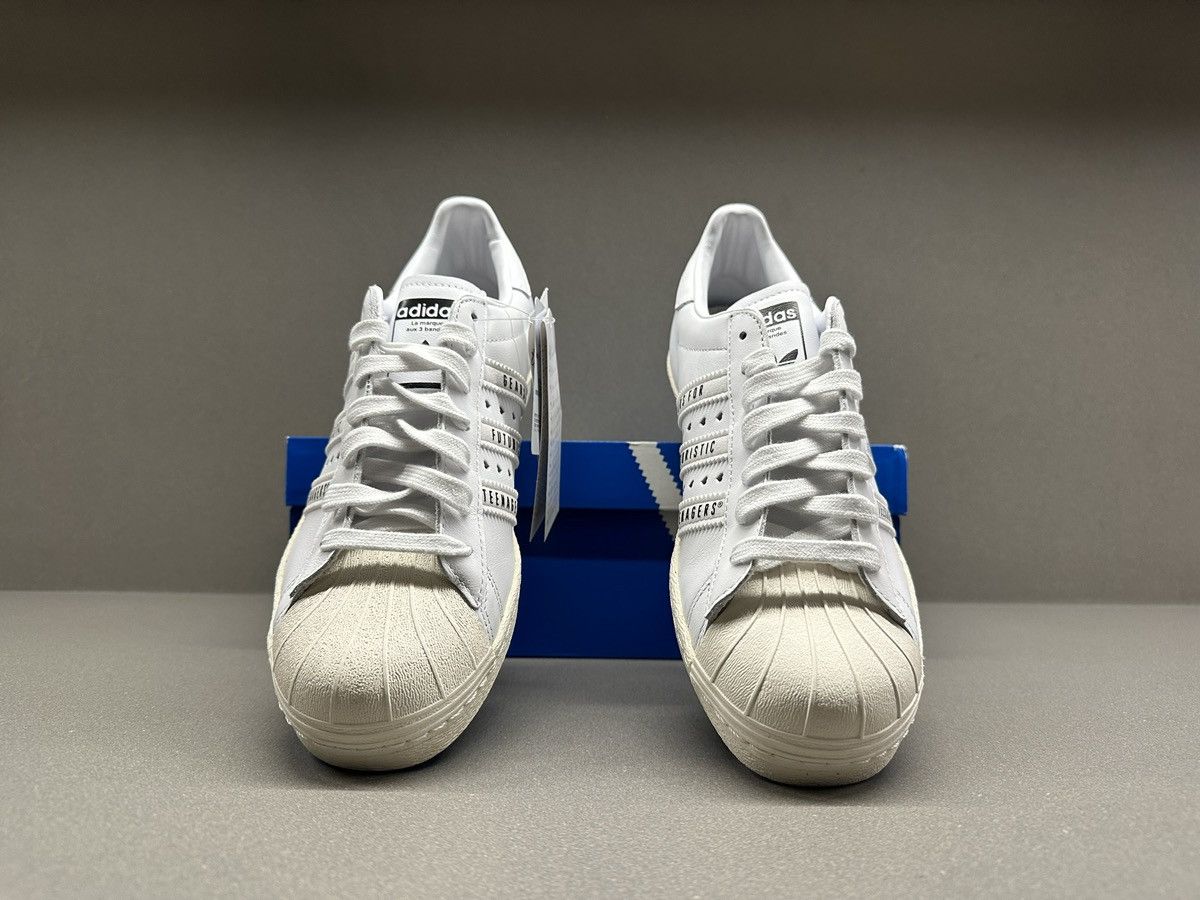Adidas × Pharrell Adidas Superstar Human Made White Size US 10.5 / EU 43-44 - 4 Thumbnail