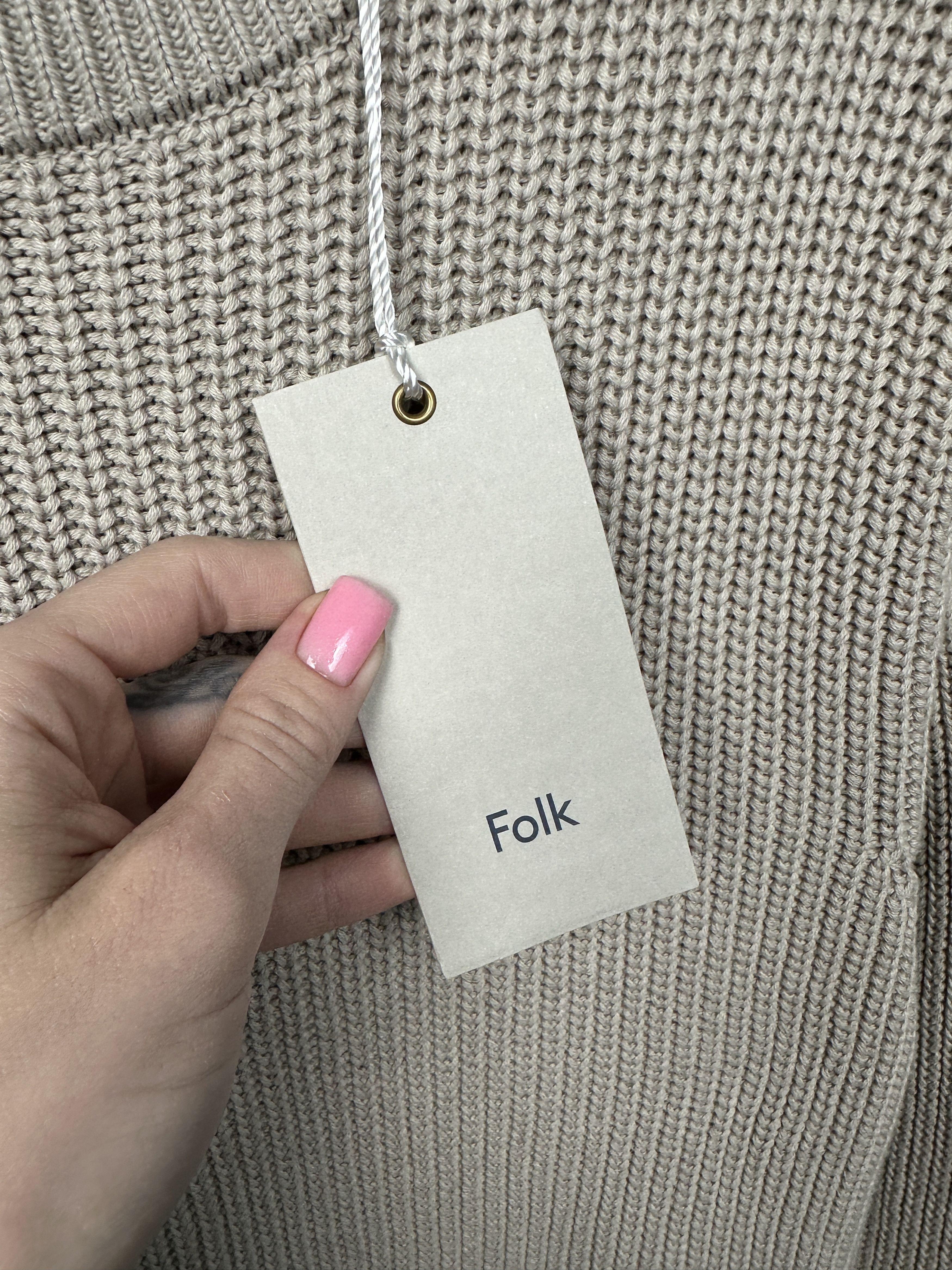 Folk NEW!! Folk Mens Crew Neck Knit Sweater Size US L / EU 52-54 / 3 - 3 Thumbnail