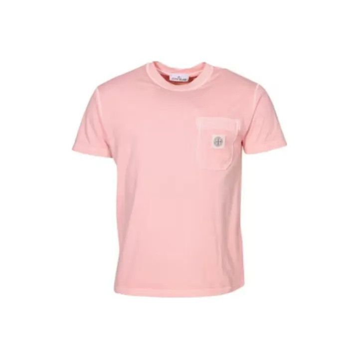 Stone Island Stone Island Pink Short Sleeve TShirt -2506 Size US XL / EU 56 / 4 - 1 Thumbnail
