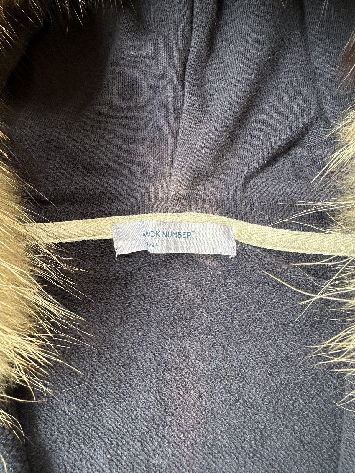 20471120 CRAZY SUNFADED BACK NUMBER FUR ZIP HOODIE Size US S / EU 44-46 / 1 - 7 Thumbnail