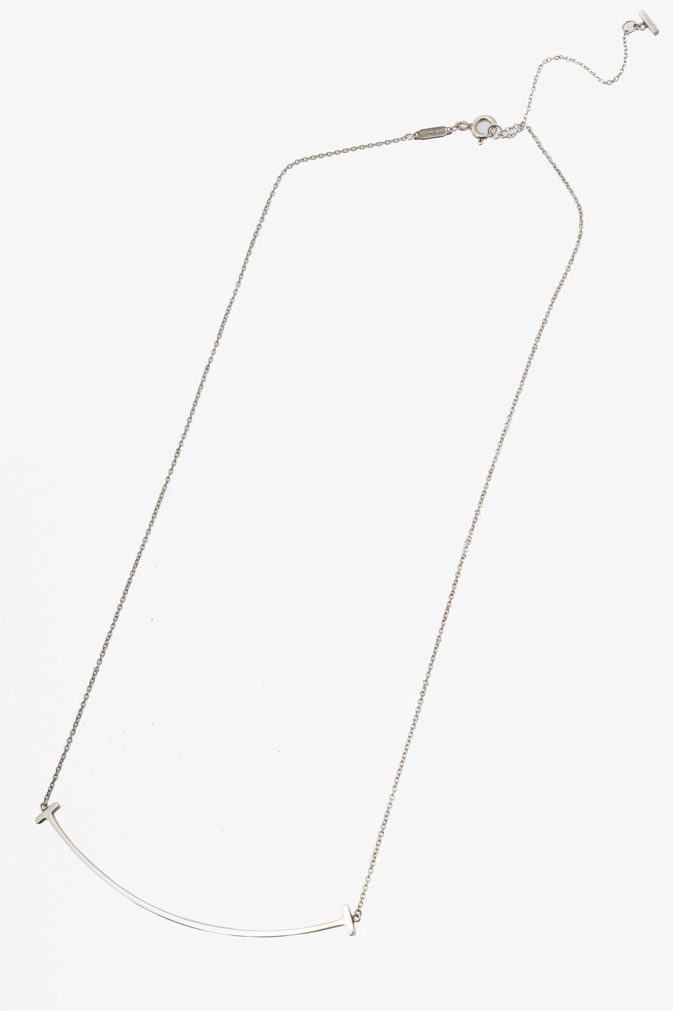 Tiffany & Co. Tiffany & Co. Tiffany T Extra Large Smile Pendant Necklace Size ONE SIZE - 2 Thumbnail