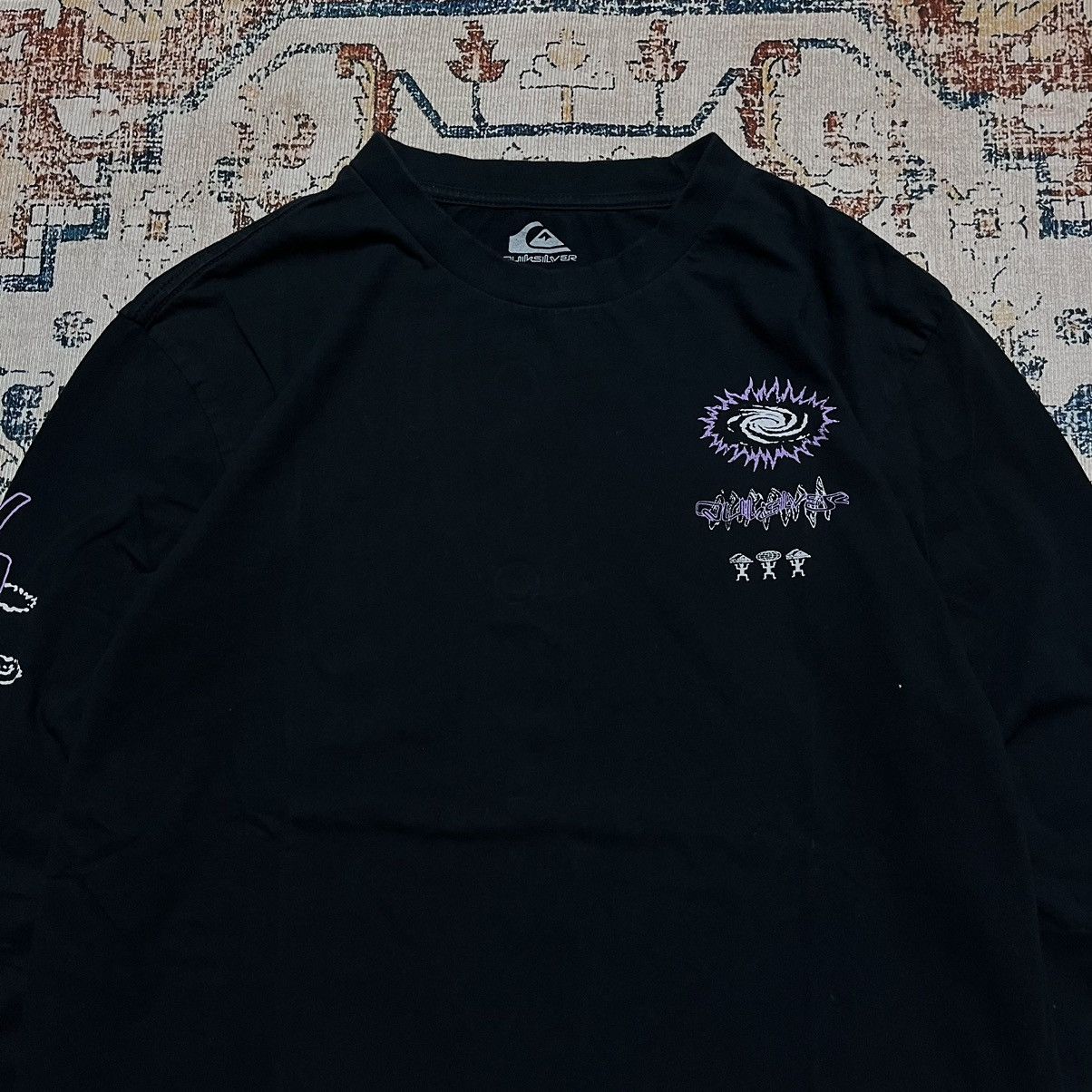 Quiksilver Quiksilver Gothic Big Logo Oversized Fit Size US M / EU 48-50 / 2 - 2 Thumbnail