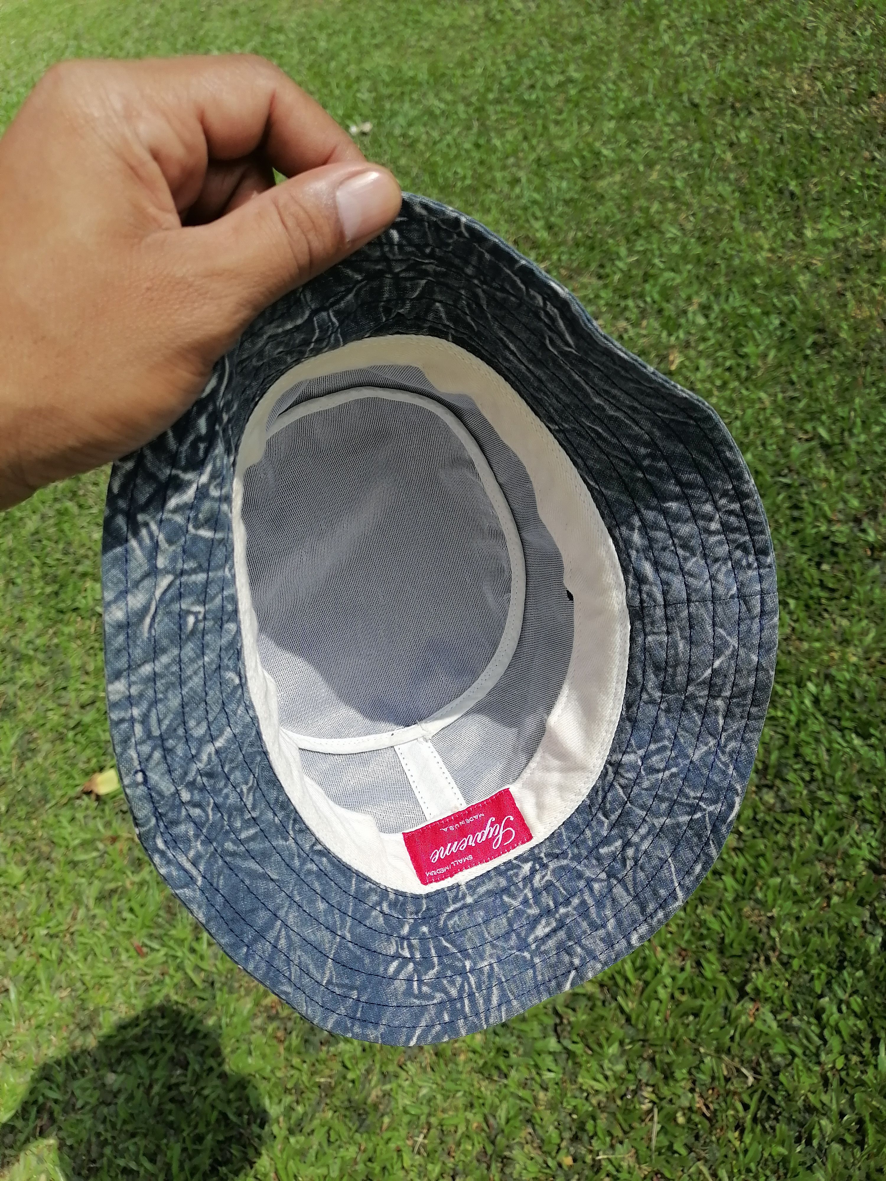 Supreme Supreme SS13 Asid Wash Blue Crusher Bucket Hats Size ONE SIZE - 4 Thumbnail