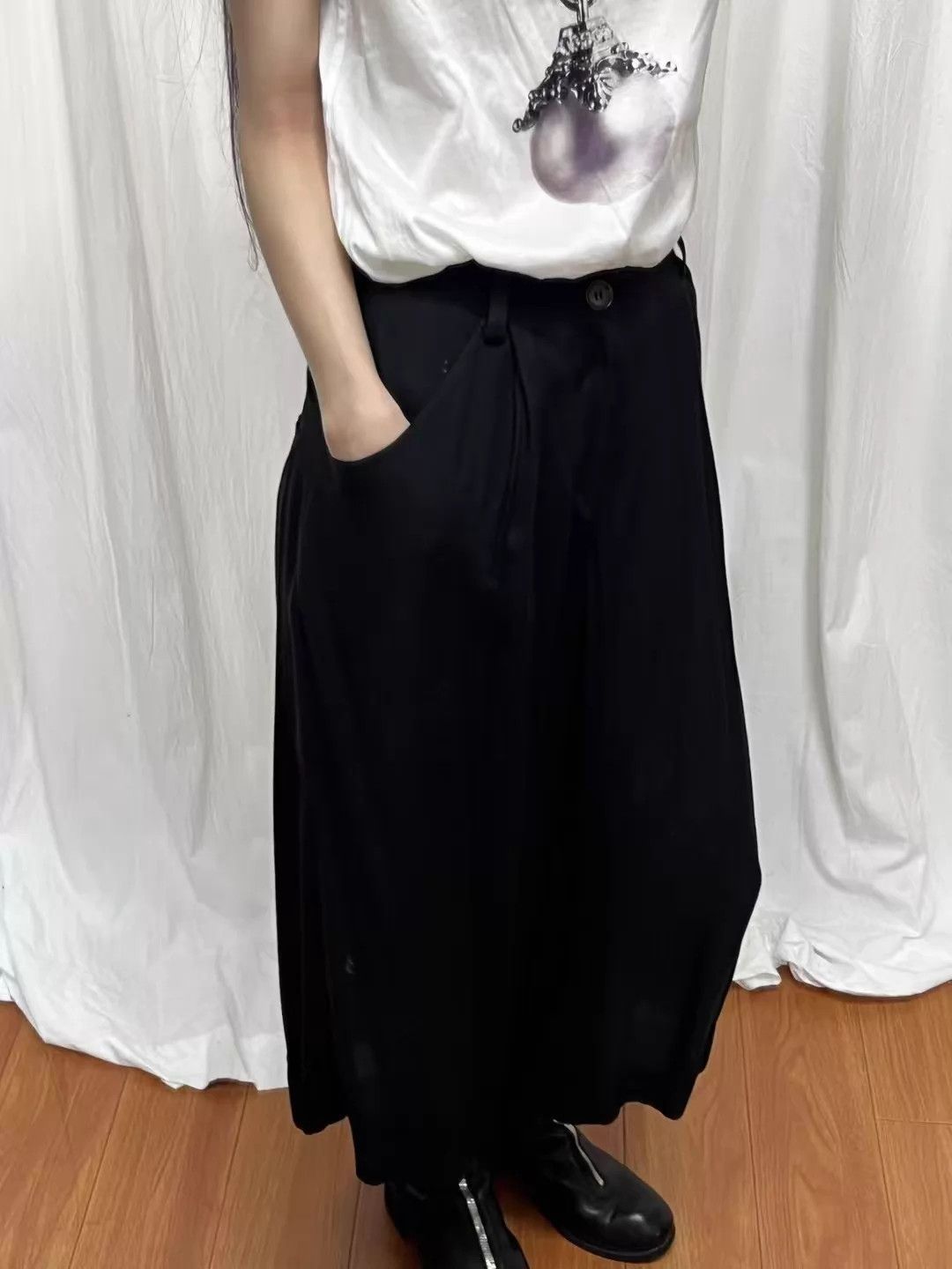 Yohji Yamamoto Yohji Yamamoto Main Line Printed SS Size 2 Mint Size M / US 6-8 / IT 42-44 - 2 Thumbnail