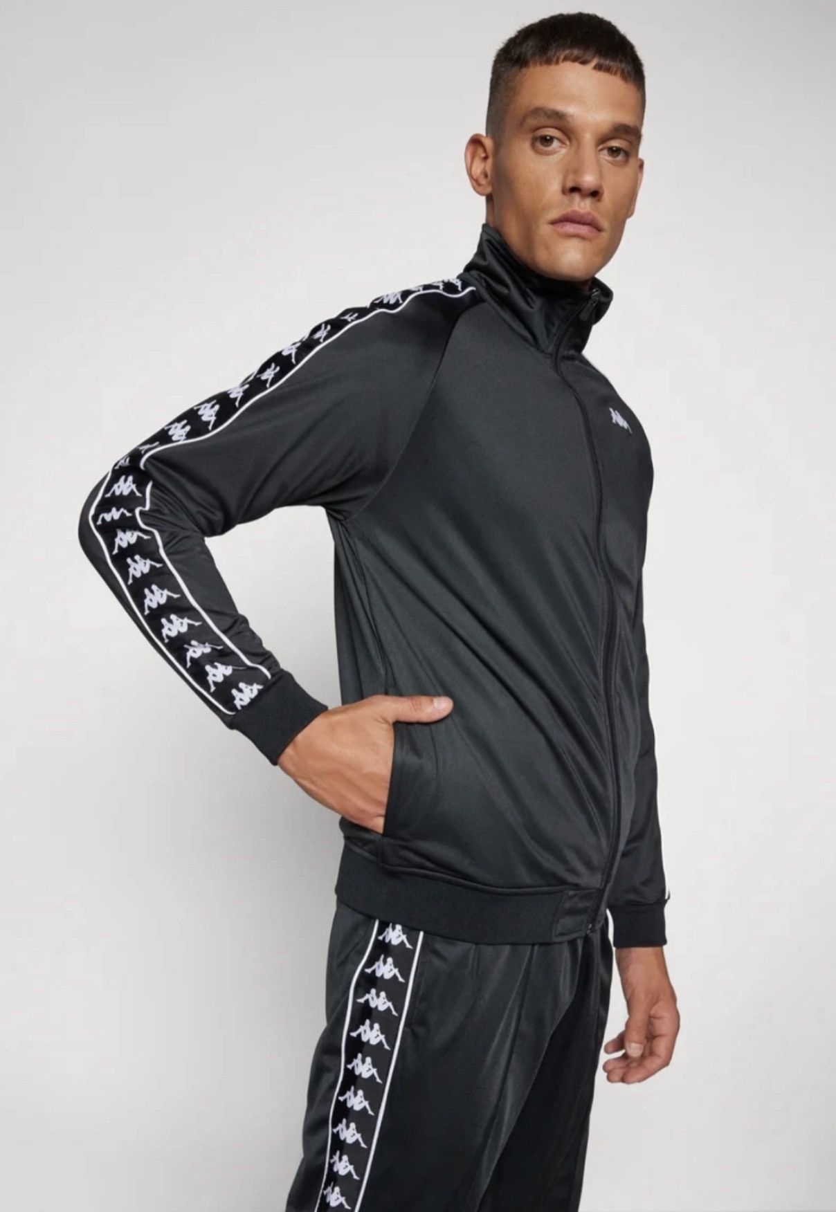 Kappa Kappa Black Tracksuit Jacket Size US M / EU 48-50 / 2 - 1 Thumbnail