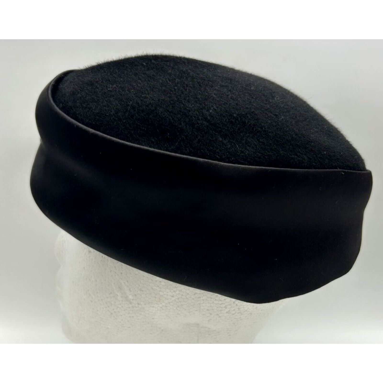 Vintage VINTAGE TNL Hat 100% Wool Black USA Union Made Read 21.5" Womens Size ONE SIZE - 3 Thumbnail