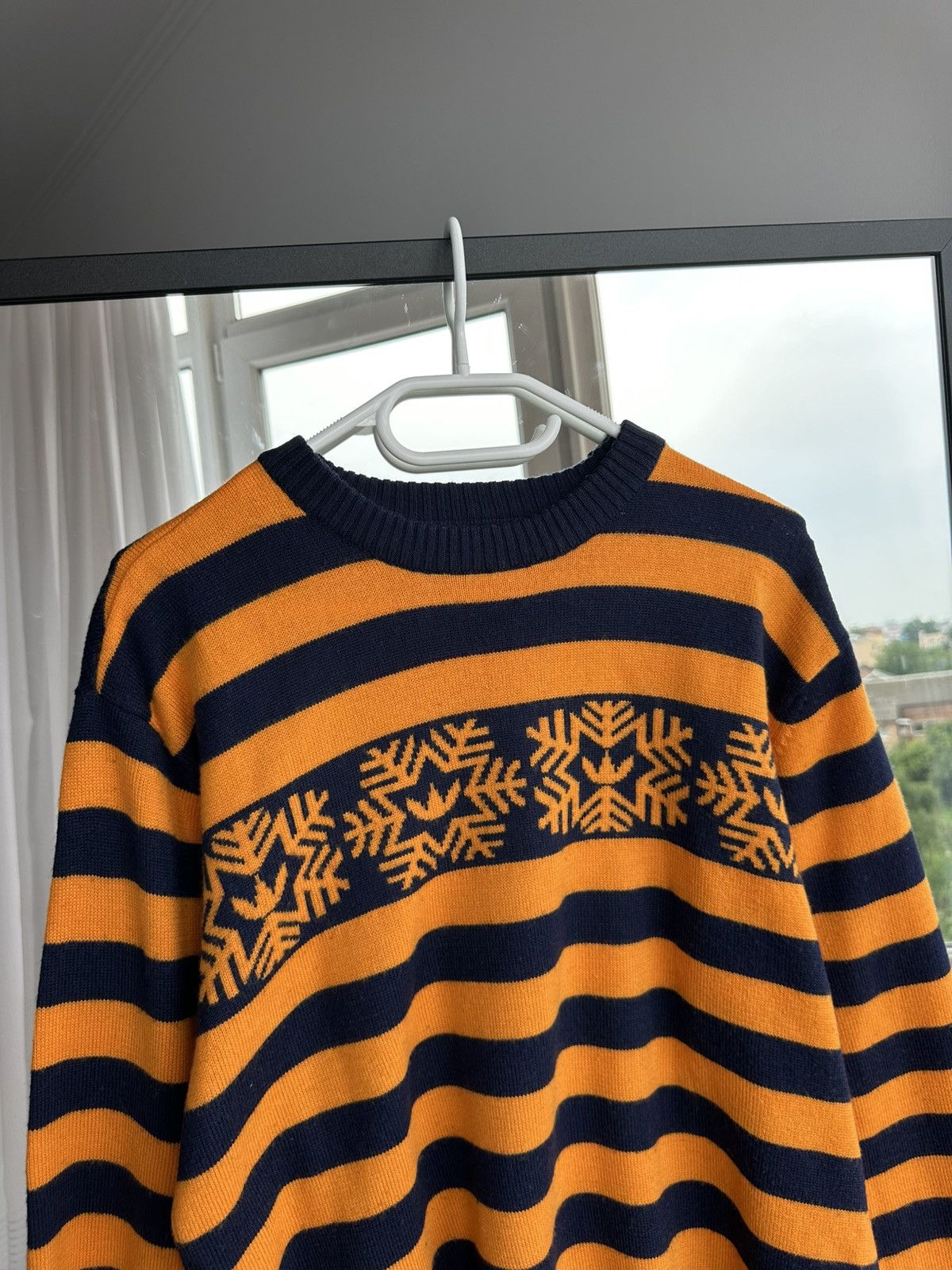 Adidas Adidas Vintage Sweater with Trefoil Snowflake Pattern Size US M / EU 48-50 / 2 - 4 Thumbnail