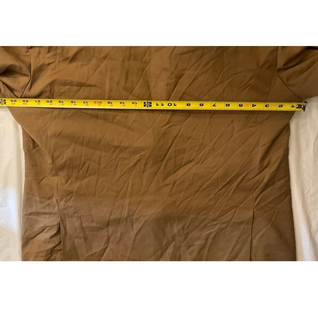 Stefano Ricci Stefano Ricci Tan 100% Wool Blazer Sport Jacket Size: 58 Size 54R - 8 Thumbnail