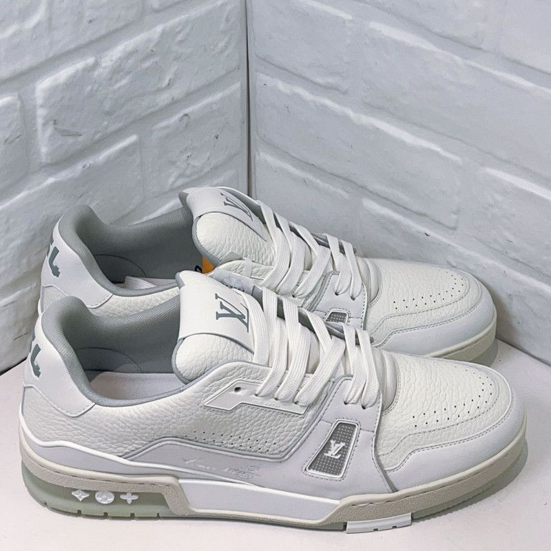 Louis Vuitton Louis Vuitton Trainer White Low-Top Sneakers -2508 Size US 9.5 / EU 42-43 - 6 Thumbnail