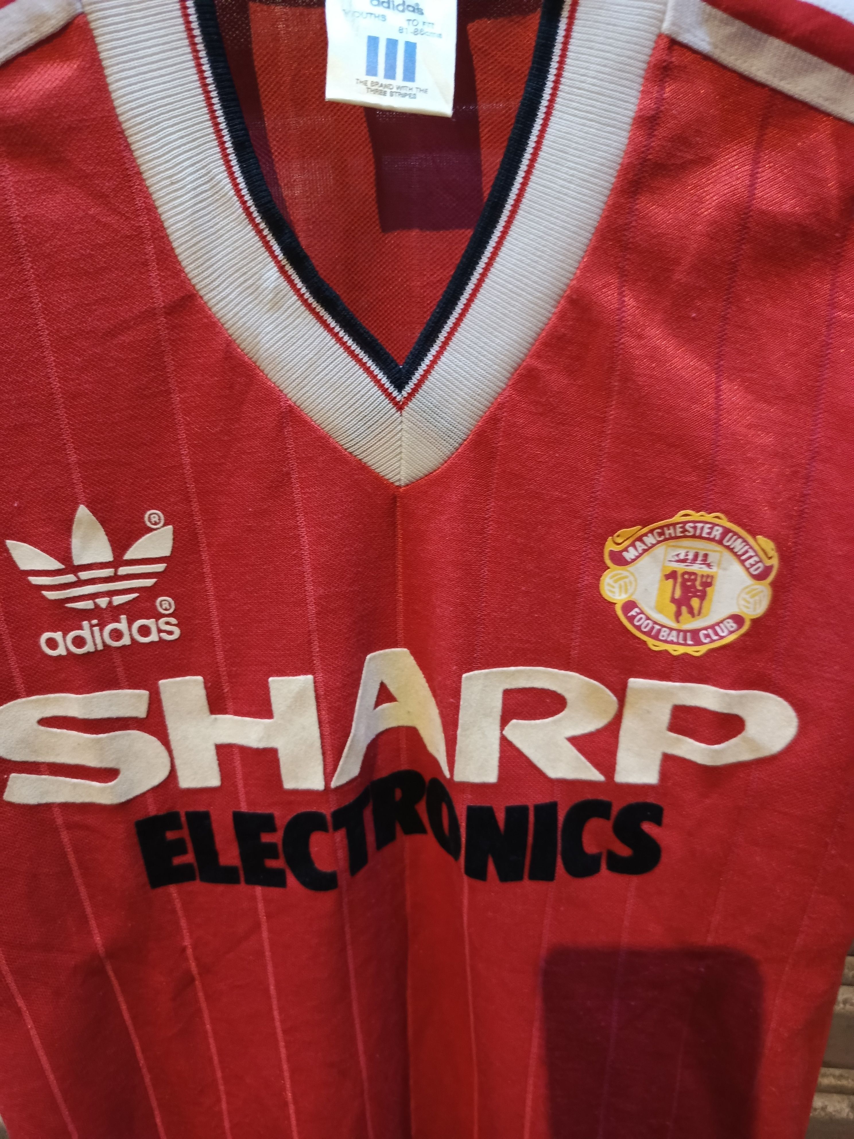 Adidas vintage 1982-1984 Manchester United home Size US XS / EU 42 / 0 - 10 Thumbnail