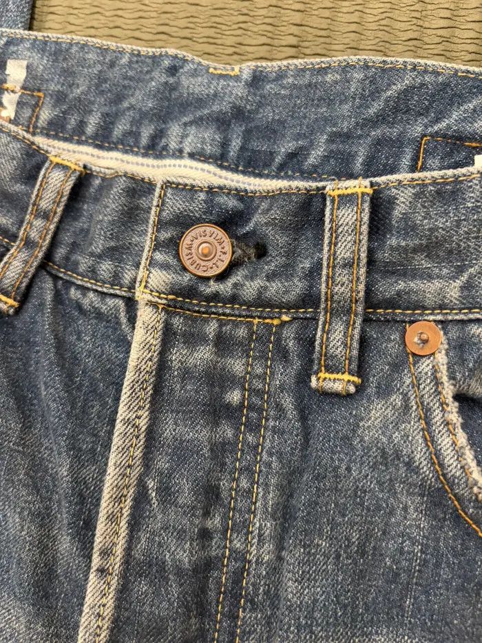 Visvim Visvim Social Sculpture 01 Wide Leg Jeans (Damaged) 32x32 Size US 32 / EU 48 - 14 Thumbnail