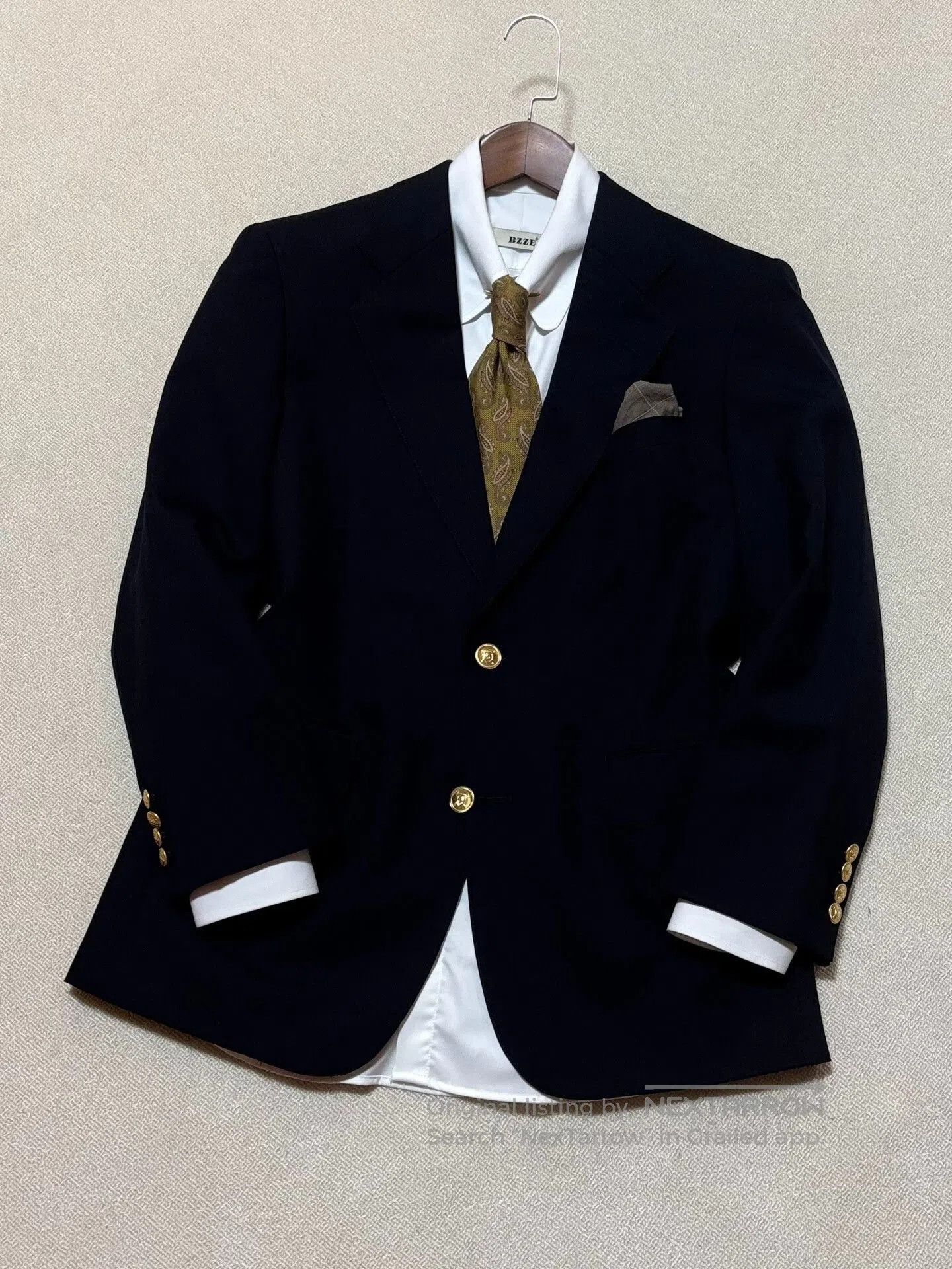 Chaps Ralph Lauren Chaps Ralph Lauren Men's Navy Wool Coat. Size US M / EU 48-50 / 2 - 2 Thumbnail