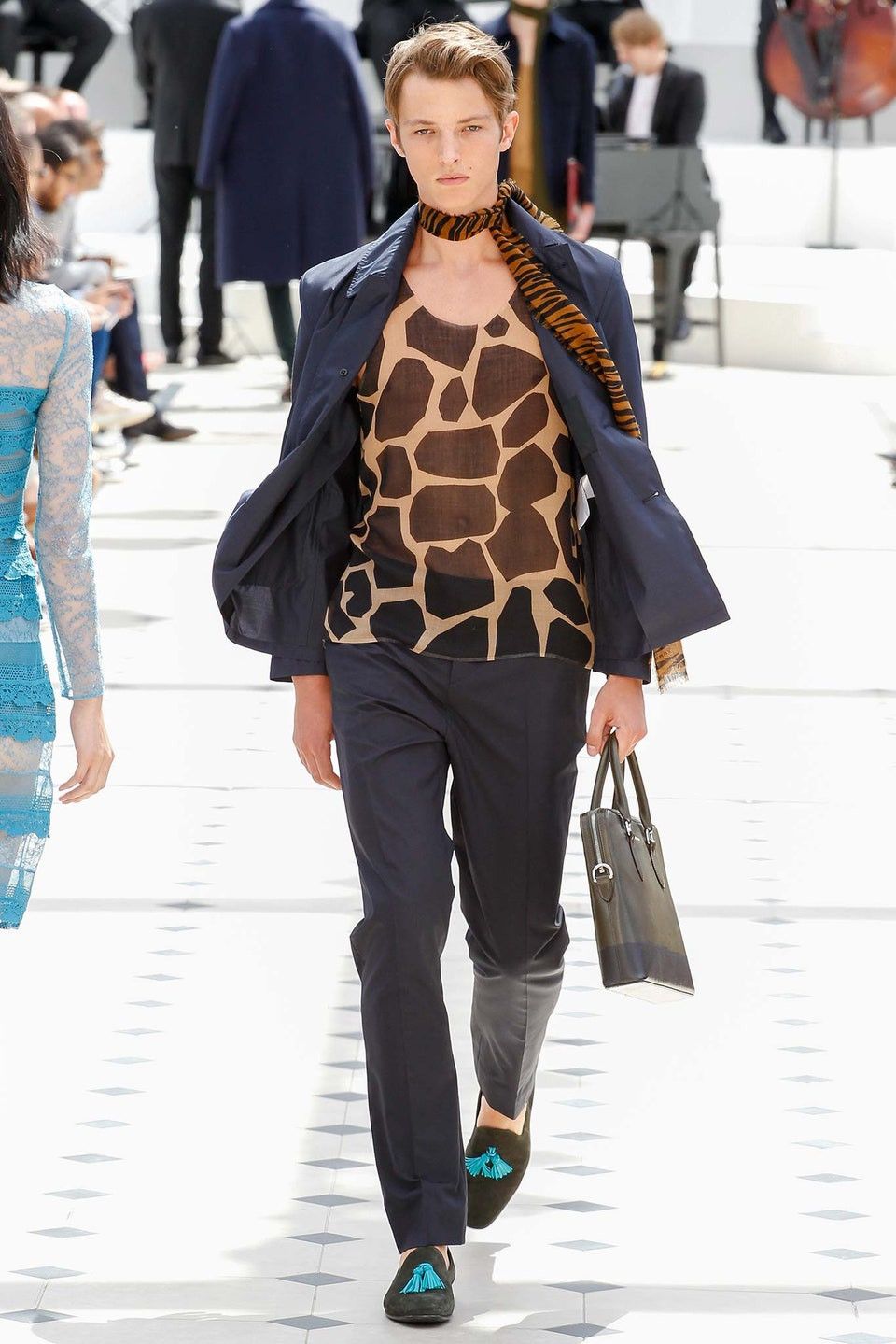 Burberry × Burberry Prorsum Burberry Prorsum SS16 Animal-Print Tee (Bailey-era) Size US XS / EU 42 / 0 - 4 Thumbnail