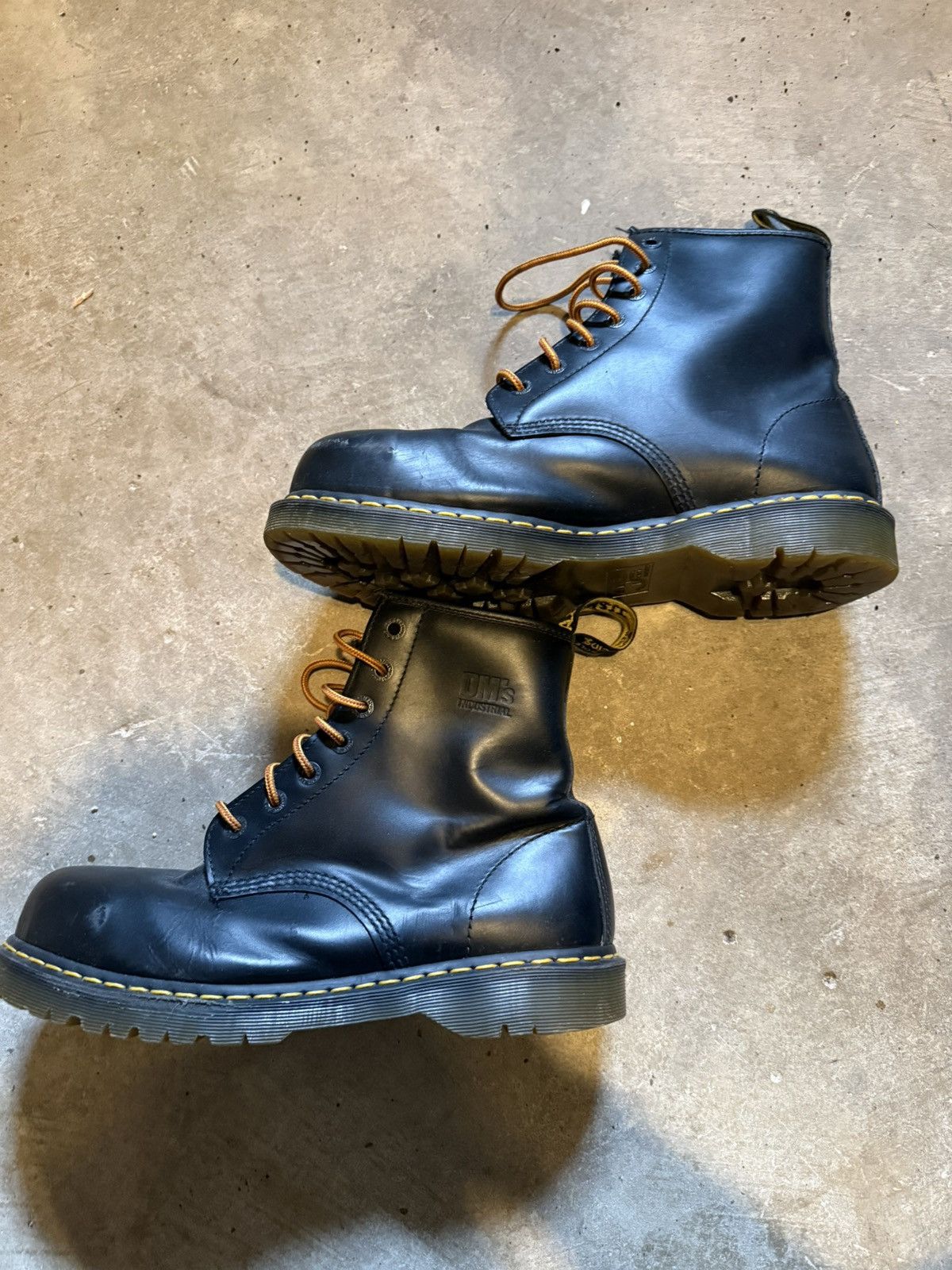 Dr. Martens Dr. Martens Steel Toe Work Boots Size US 12 / EU 45 - 3 Thumbnail