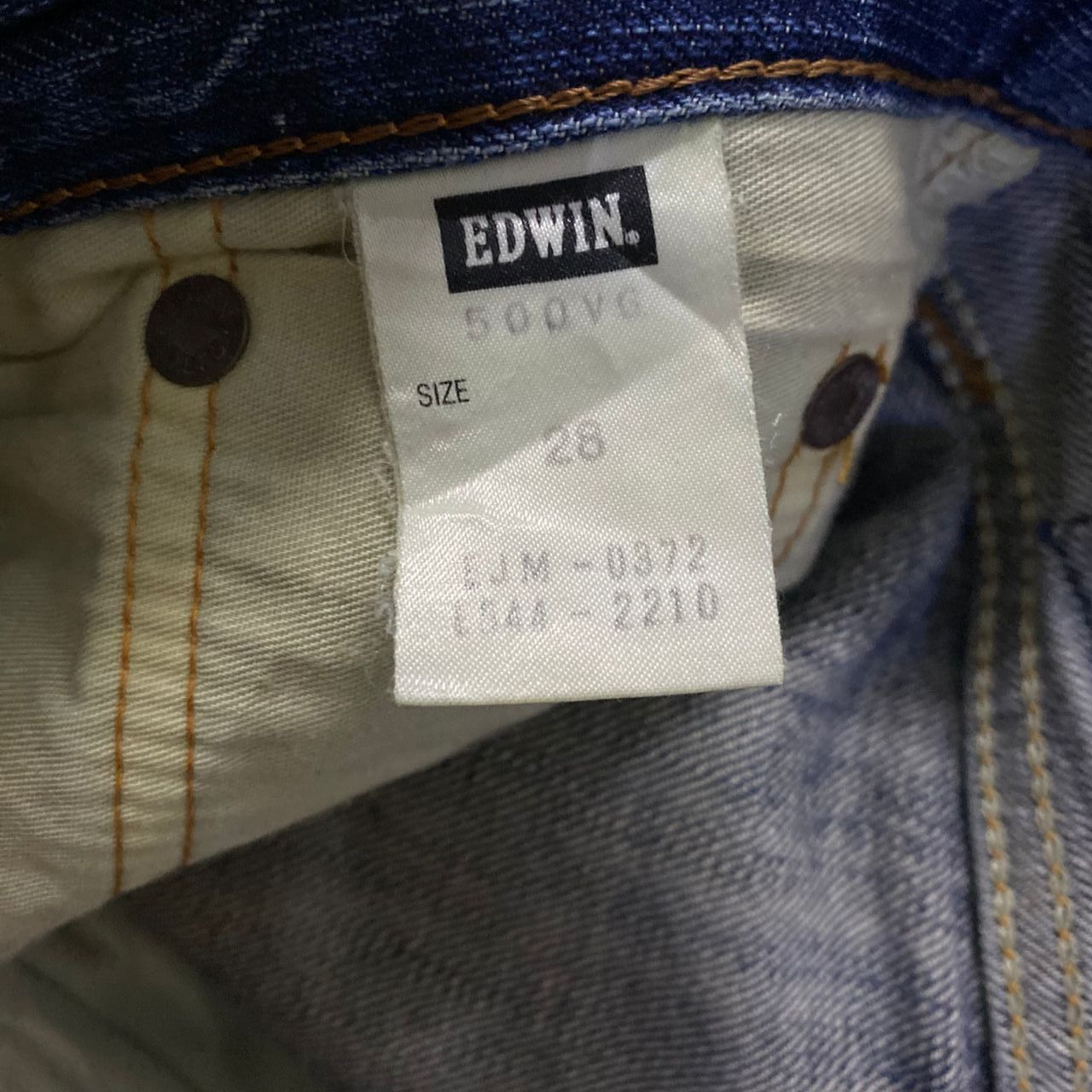 Edwin Vintage Edwin 500 VG Distressed Bootcut Denim Size US 30 / EU 46 - 11 Thumbnail