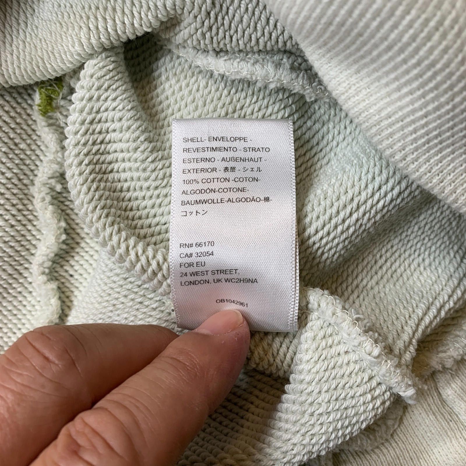 Urban Outfitters Mens Urban Outfitters Hoodie Small White Color Block (298) Size US S / EU 44-46 / 1 - 10 Thumbnail