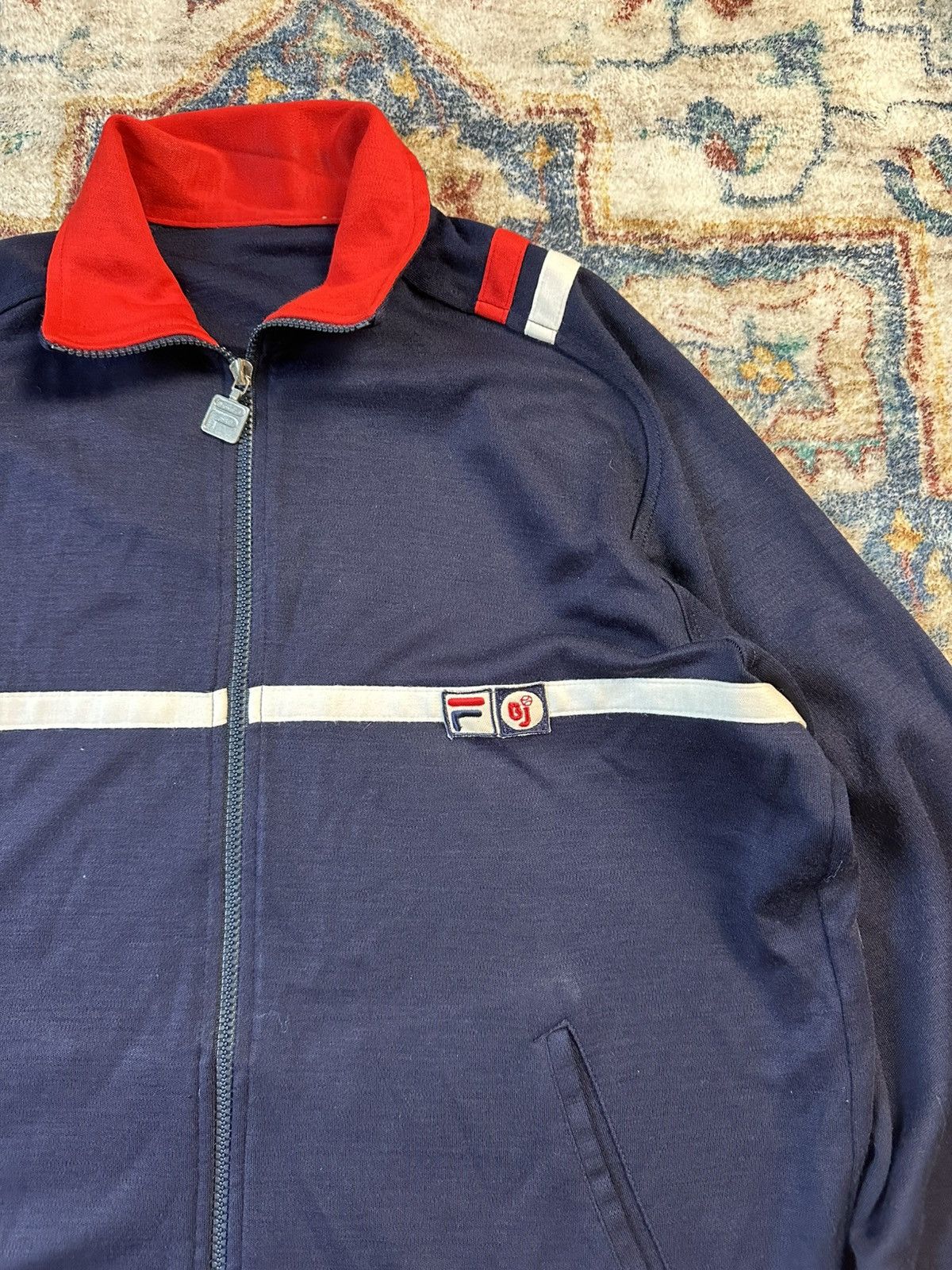Fila Vintage 70s Fila Bjorn Borg Zip-up Track Jacket Large Size US L / EU 52-54 / 3 - 3 Thumbnail
