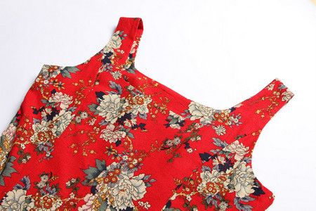 Other Cotton Linen Blend Vintage Style Women Dresses Size XXL / US 16-18 / IT 52-54 - 2 Thumbnail