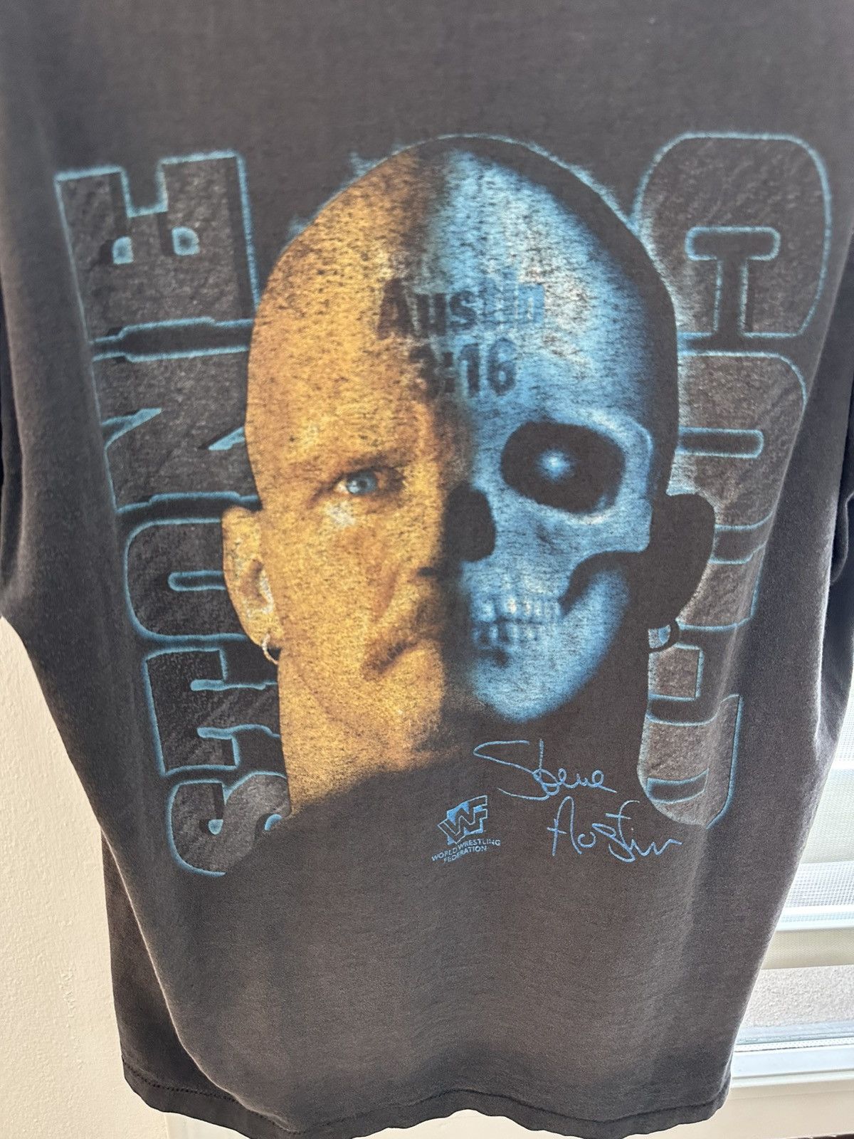 WWF WWF 1997 Stone Cold Steve Austin 3:16 Faded Tee Size US XL / EU 56 / 4 - 1 Thumbnail