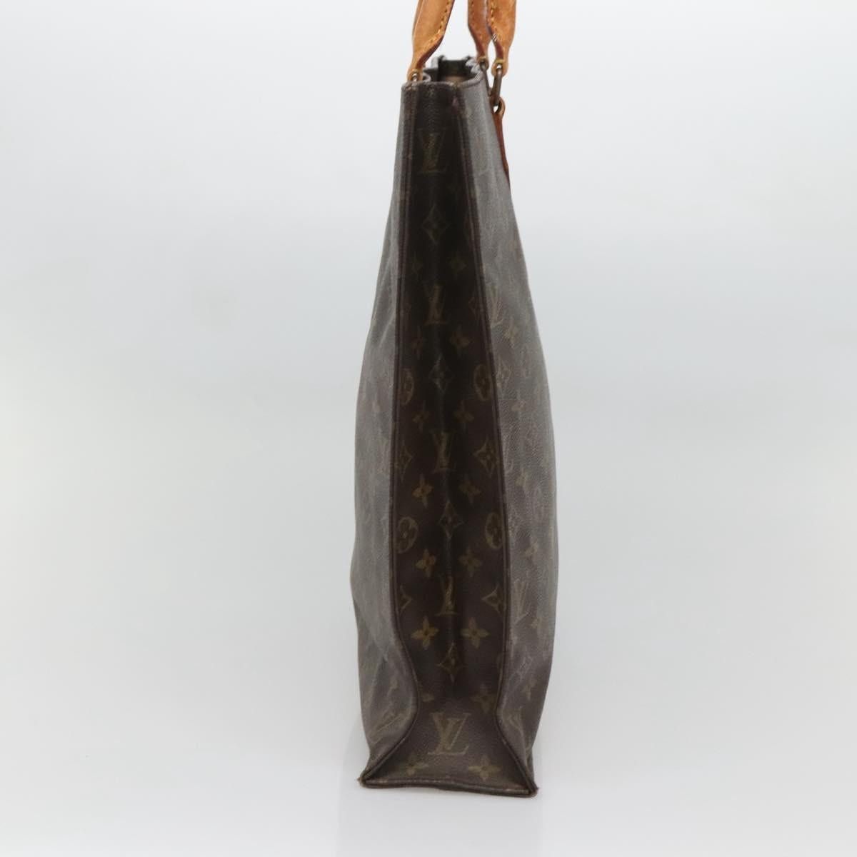 Louis Vuitton LOUIS VUITTON Monogram Sac Plat Hand Bag M51140 Size ONE SIZE - 4 Thumbnail