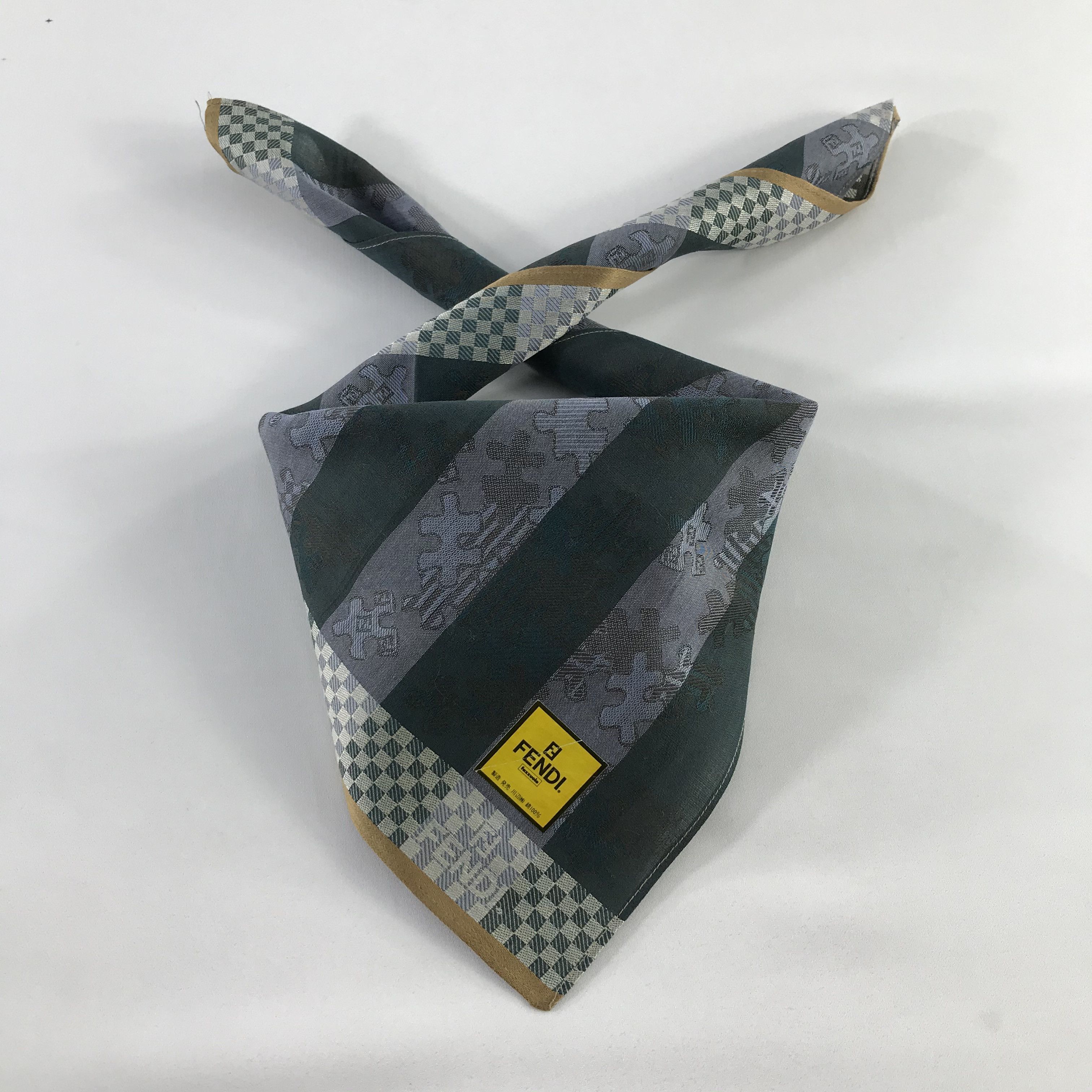 Vintage Vintage Fendi Bandana / Handkerchief / Neckerchief - S708 Size ONE SIZE - 3 Thumbnail