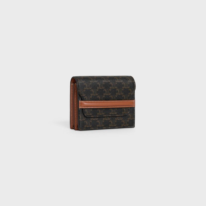 Celine o1w1db10426 Size: OS/Business Card Holder in Black/Brown Size ONE SIZE - 2 Thumbnail