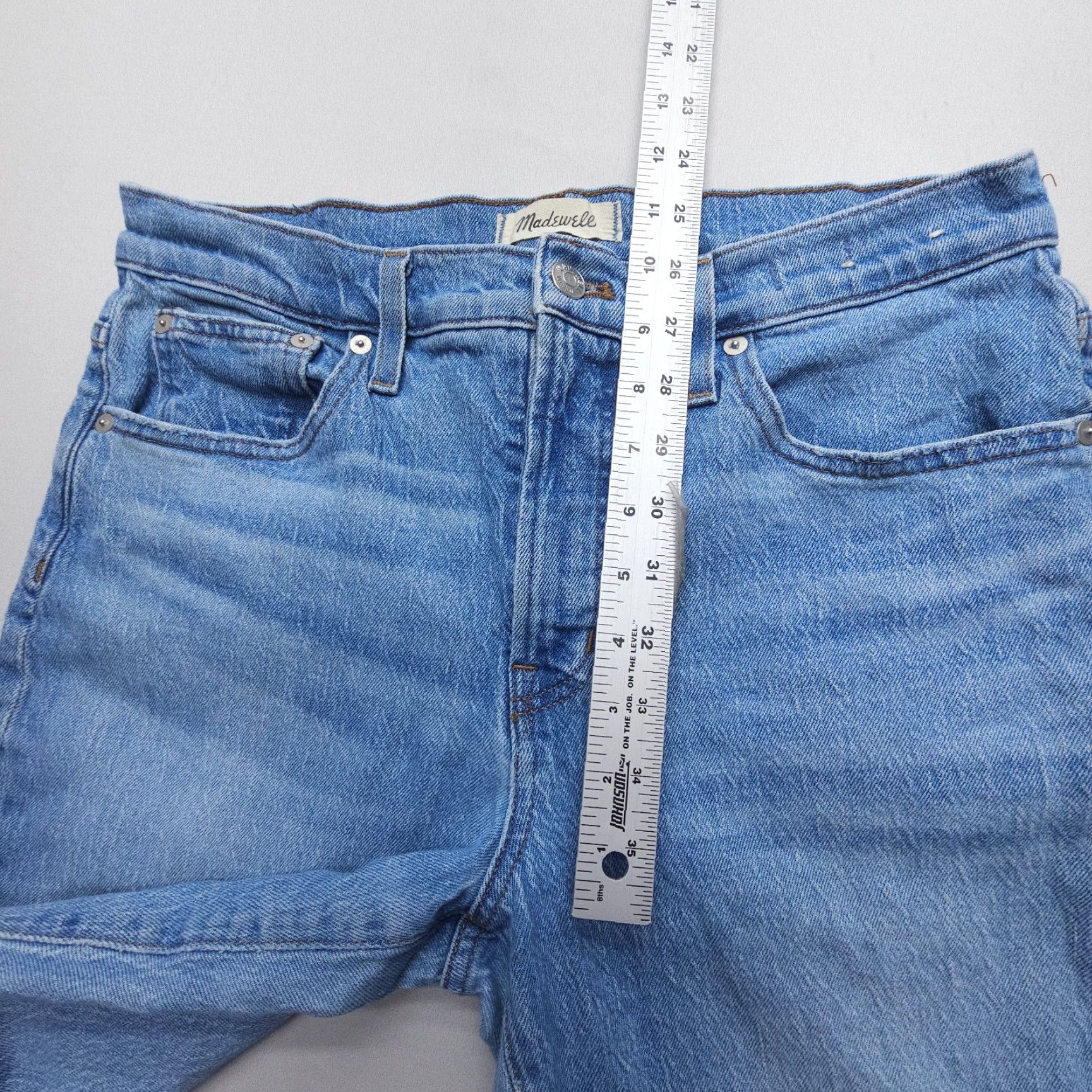 Madewell Madewell The Perfect Vintage Jeans Petites 30P Blue Denim 90s Womens Size 30" / US 8 / IT 44 - 5 Thumbnail