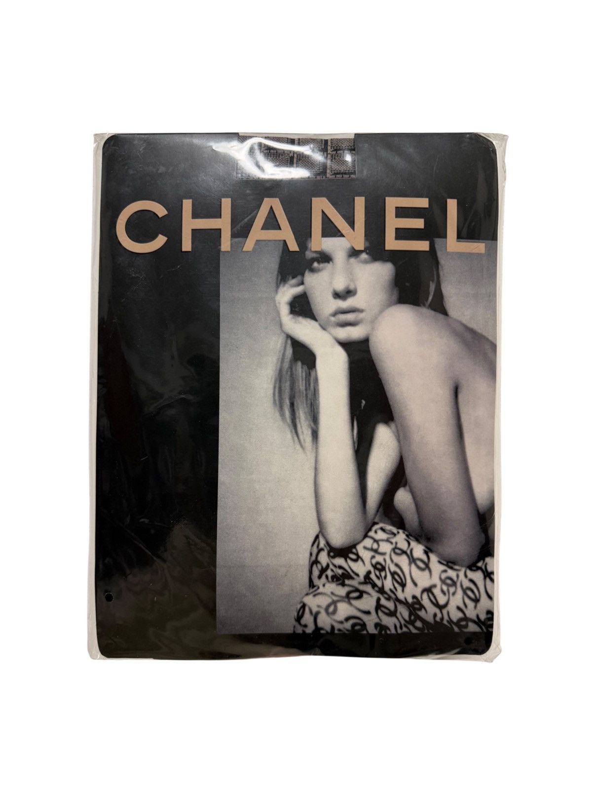 Chanel CHANEL Fall Winter 2000 Cube Pattern CC Logo Tights Size 25" / US 0 / IT 36 - 1 Thumbnail