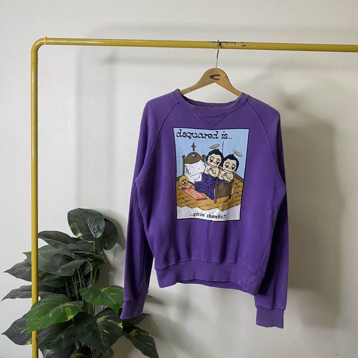Dsquared2 Dsquared2 Distressed Crewneck Sweatshirt Size US L / EU 52-54 / 3 - 1 Thumbnail