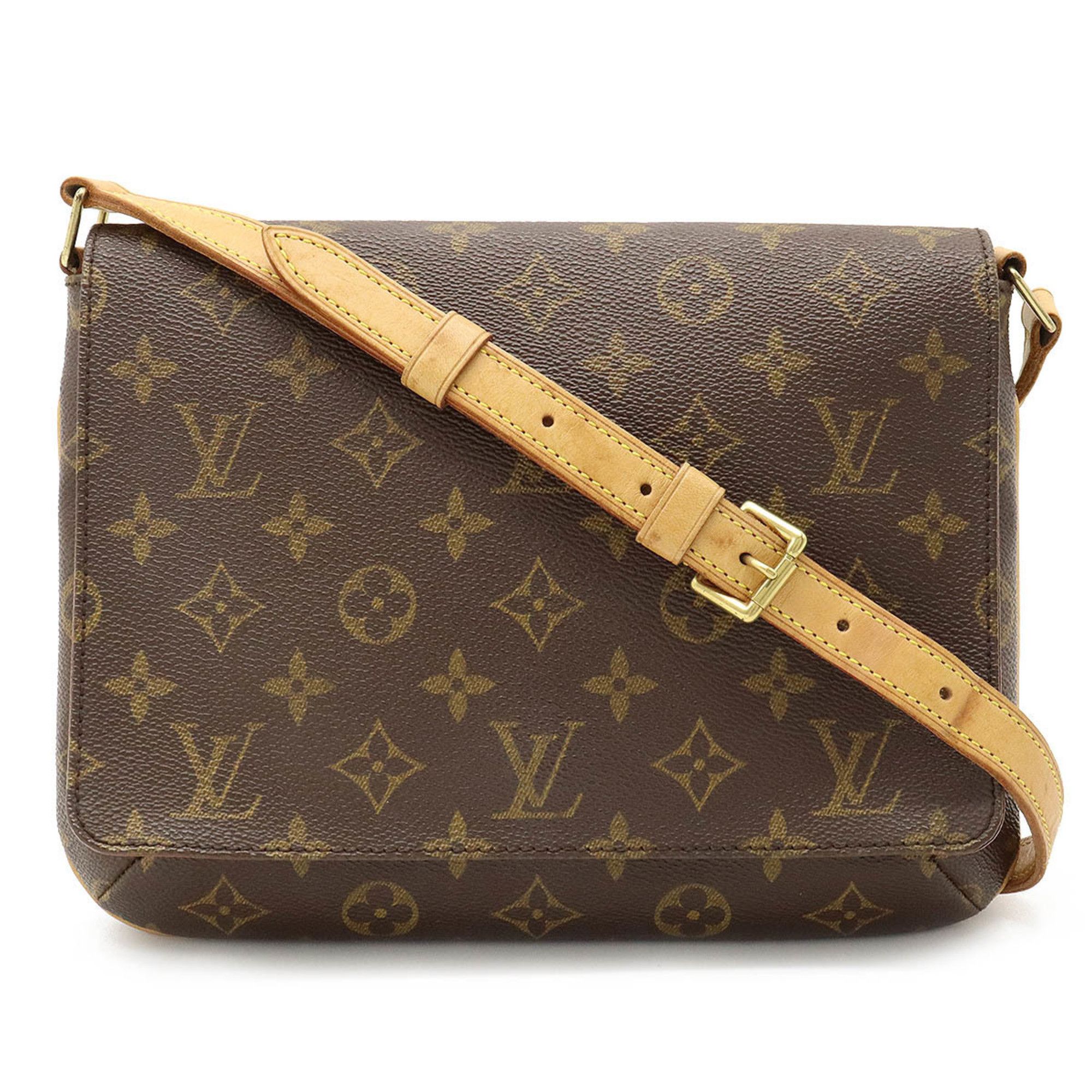 LOUIS VUITTON Musette Tango Short Shoulder Bag Monogram Brown M51257 SP1021