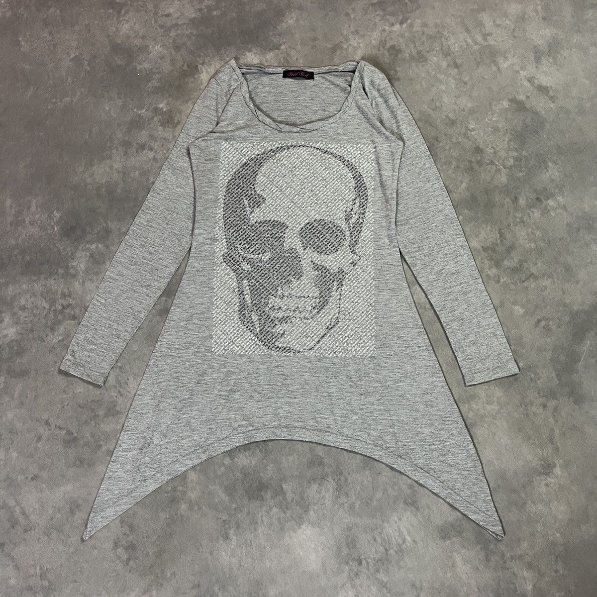 Lucien Pellat-Finet 2000s Trick Girl - Japanese Y2k Skull Graphic Tee Archived Size M / US 6-8 / IT 42-44 - 2 Thumbnail