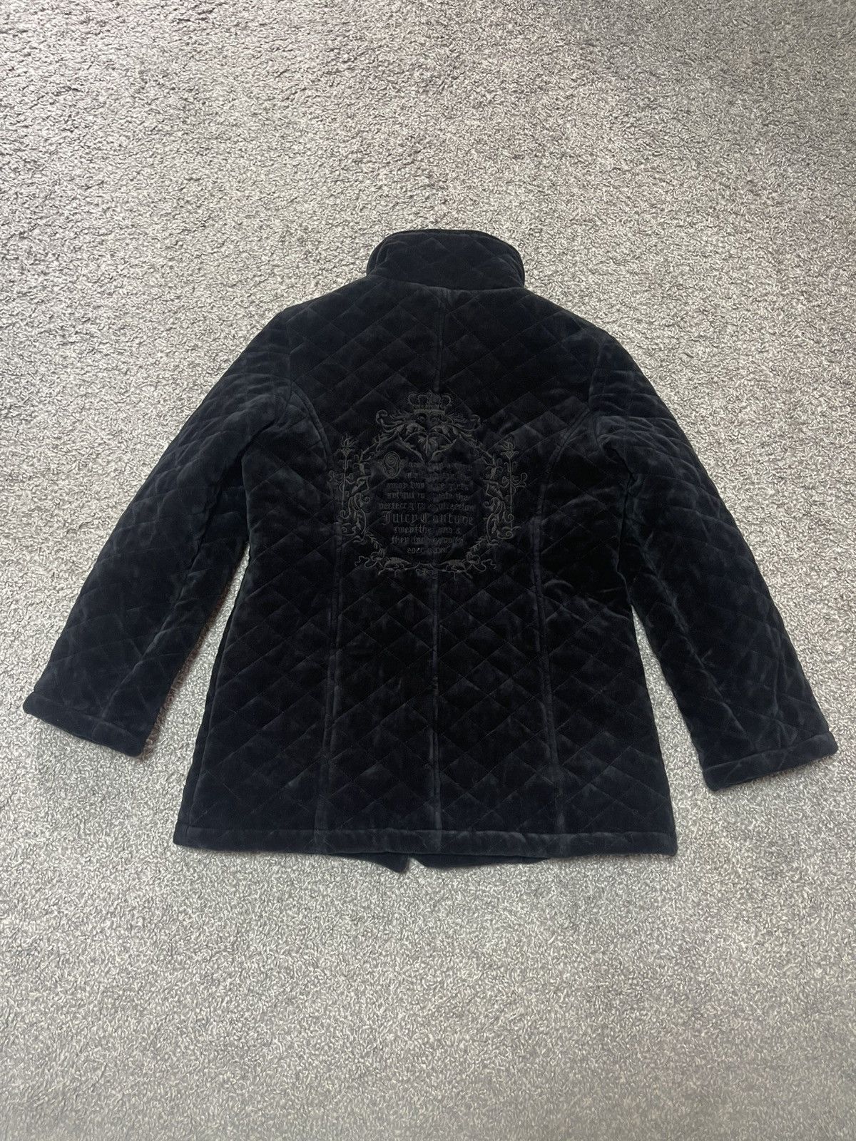 Juicy Couture Juicy Couture Veloure Black Buttons Jacket Logo size S Size S / US 4 / IT 40 - 2 Thumbnail