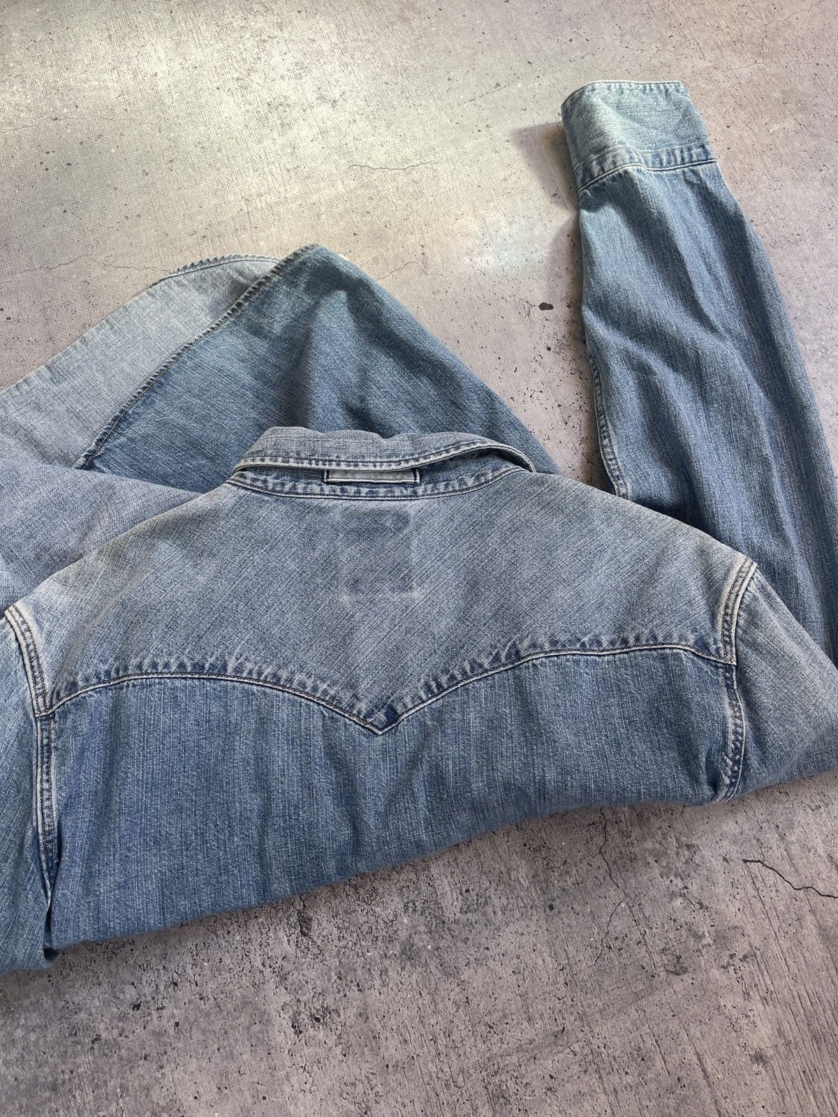 Levi's Levis shirt overshot denim size Large Size US L / EU 52-54 / 3 - 8 Thumbnail