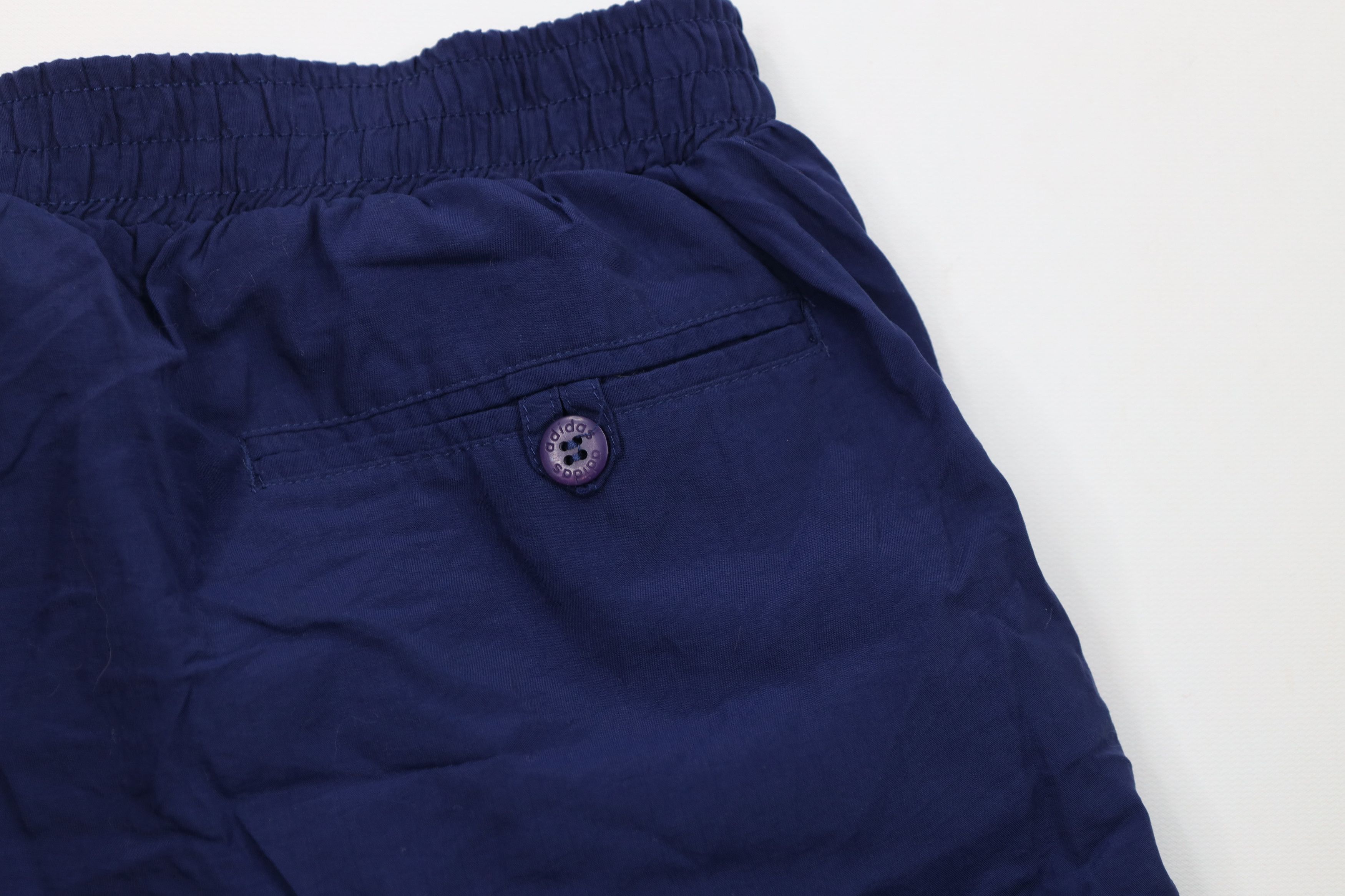 Adidas Vintage 90s Adidas Spell Out Above Knee Shorts Baggies Nylon Size US 34 / EU 50 - 13 Thumbnail