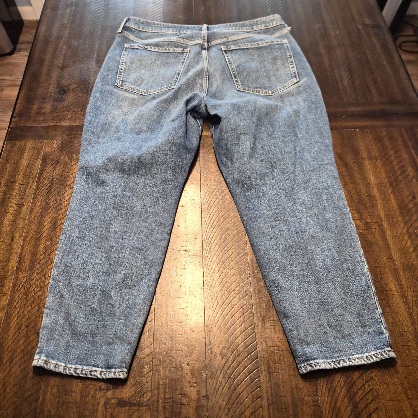 Old Navy Old Navy Women Jeans 16 Petite 16P High Rise Straight Blue Denim Size 38" / US 16 / IT 52 - 5 Thumbnail