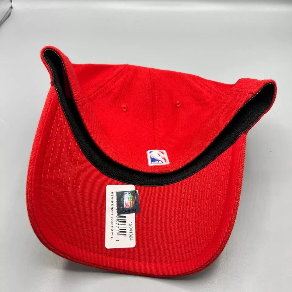 New Era Houston Rockets Hat Men M-L Red Stretch Fitted Cap New Size ONE SIZE - 5 Thumbnail