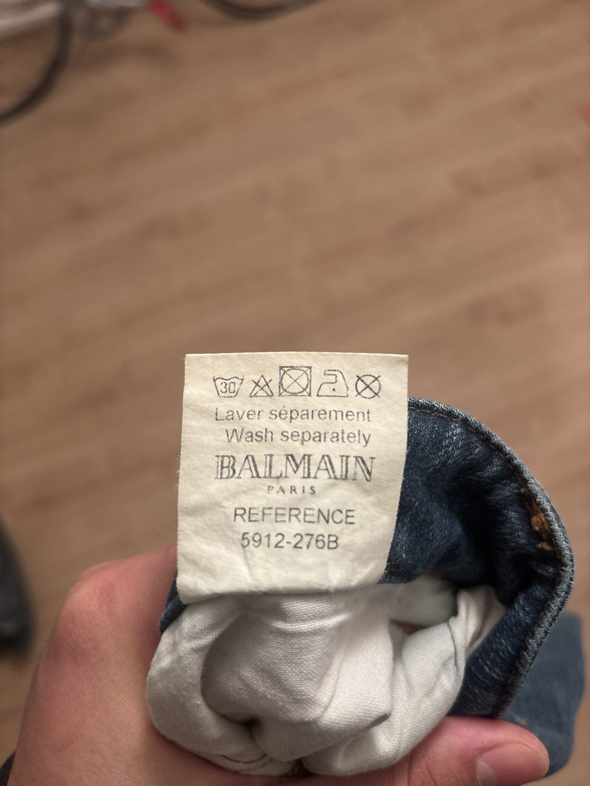 Balmain Balmain Paris Ribbed Biker Jeans Size 28" / US 6 / IT 42 - 7 Thumbnail