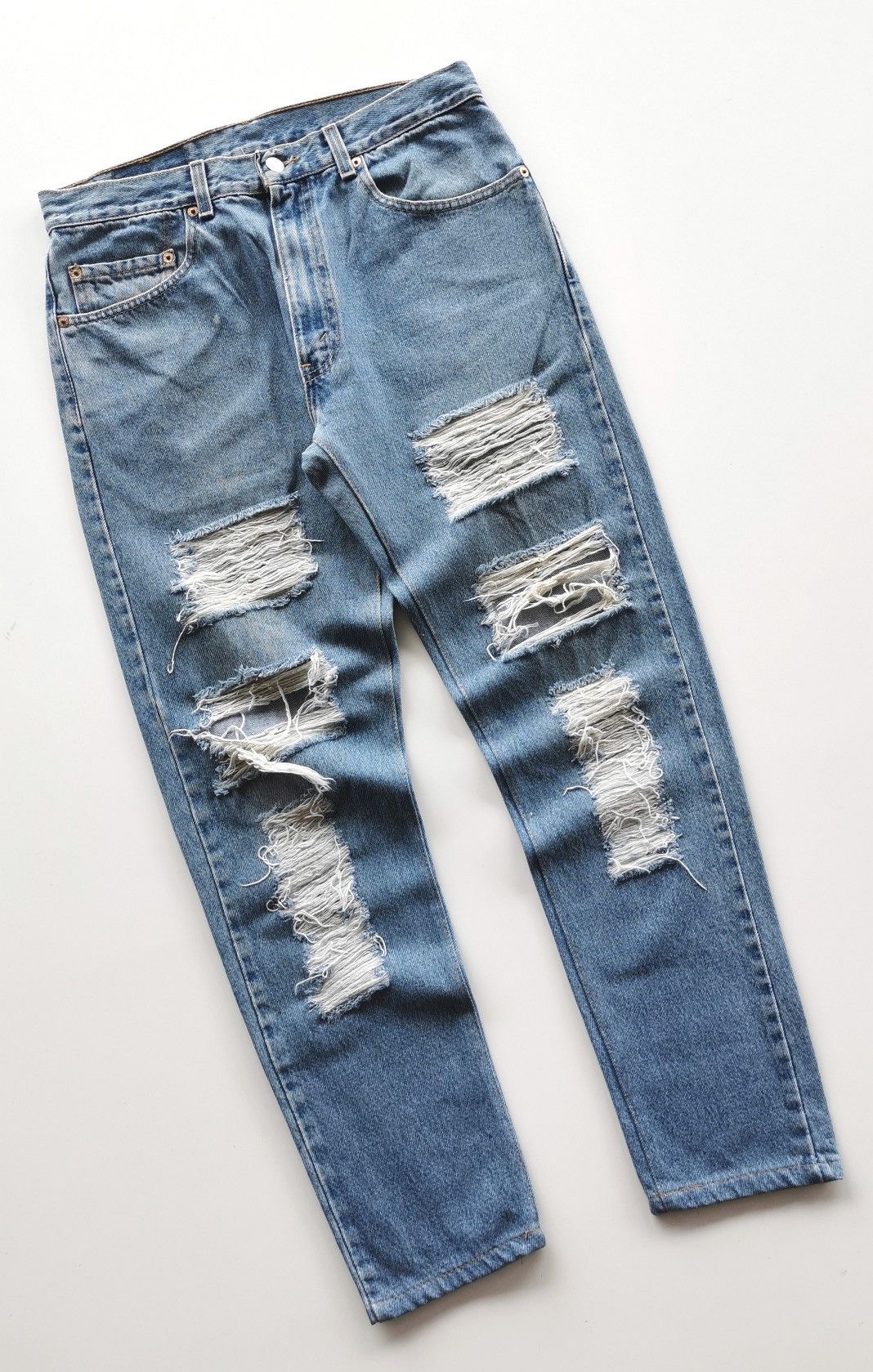Levi's × Undercover Vintage Levis 505 Distressed Jeans Looklike Undercover Size US 32 / EU 48 - 2 Thumbnail
