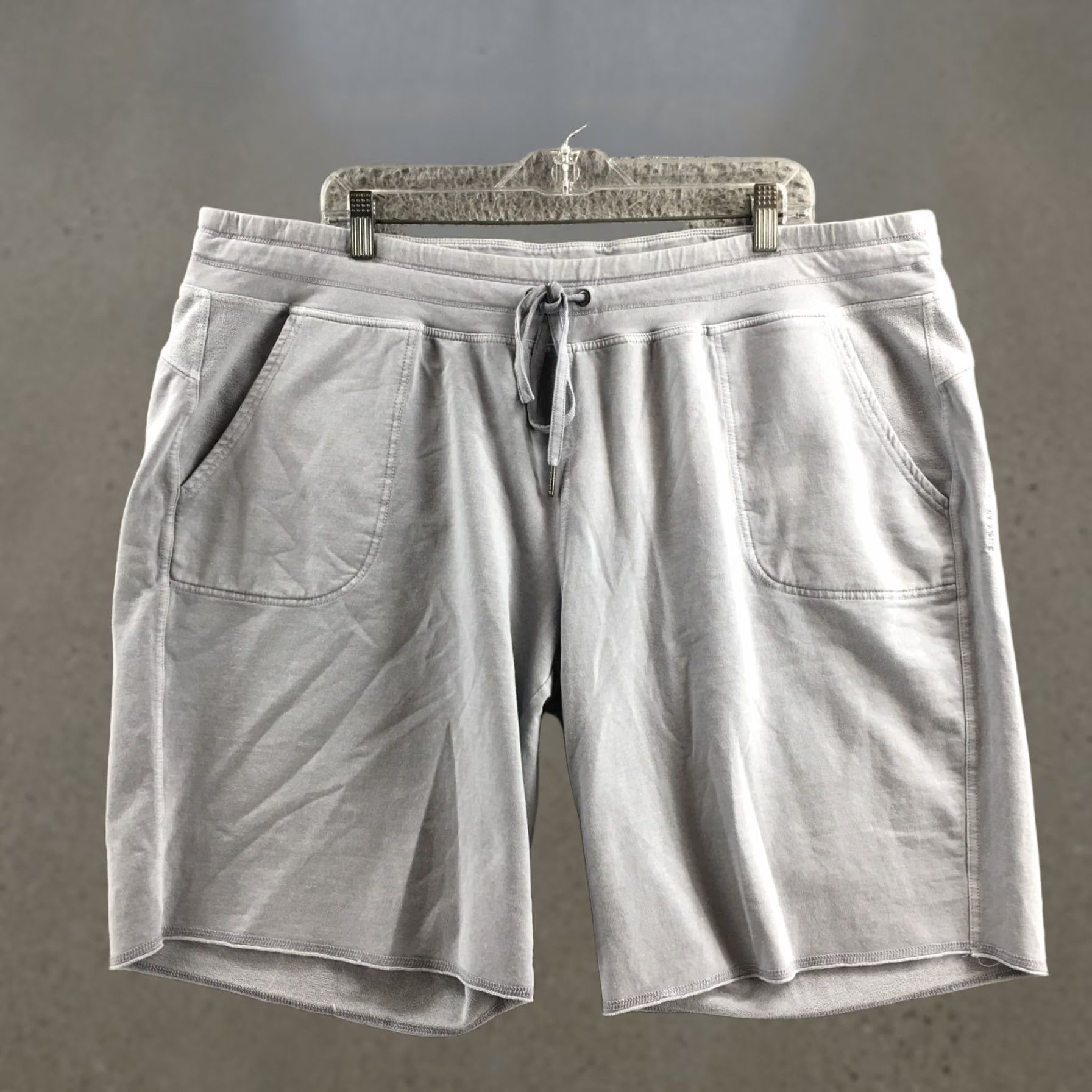 Calvin Klein Calvin Klein Performance Shorts Womens 3X Gray Cotton Blend Drawstring Waist Size 40" / US 18 - 1 Thumbnail