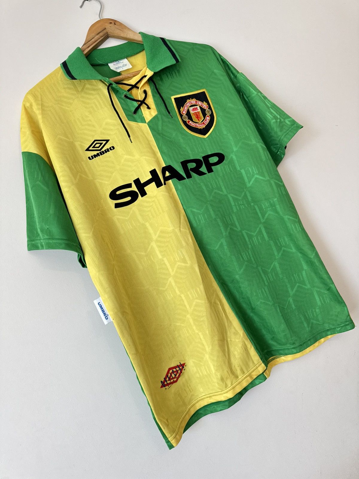 Umbro Vintage Manchester United 1992-1994 Third Soccer Jersey Kit Size US L / EU 52-54 / 3 - 5 Thumbnail