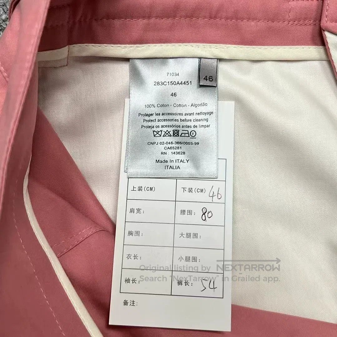 Dior dior pink satin functional work shorts. Size US 28 / EU 44 - 4 Thumbnail